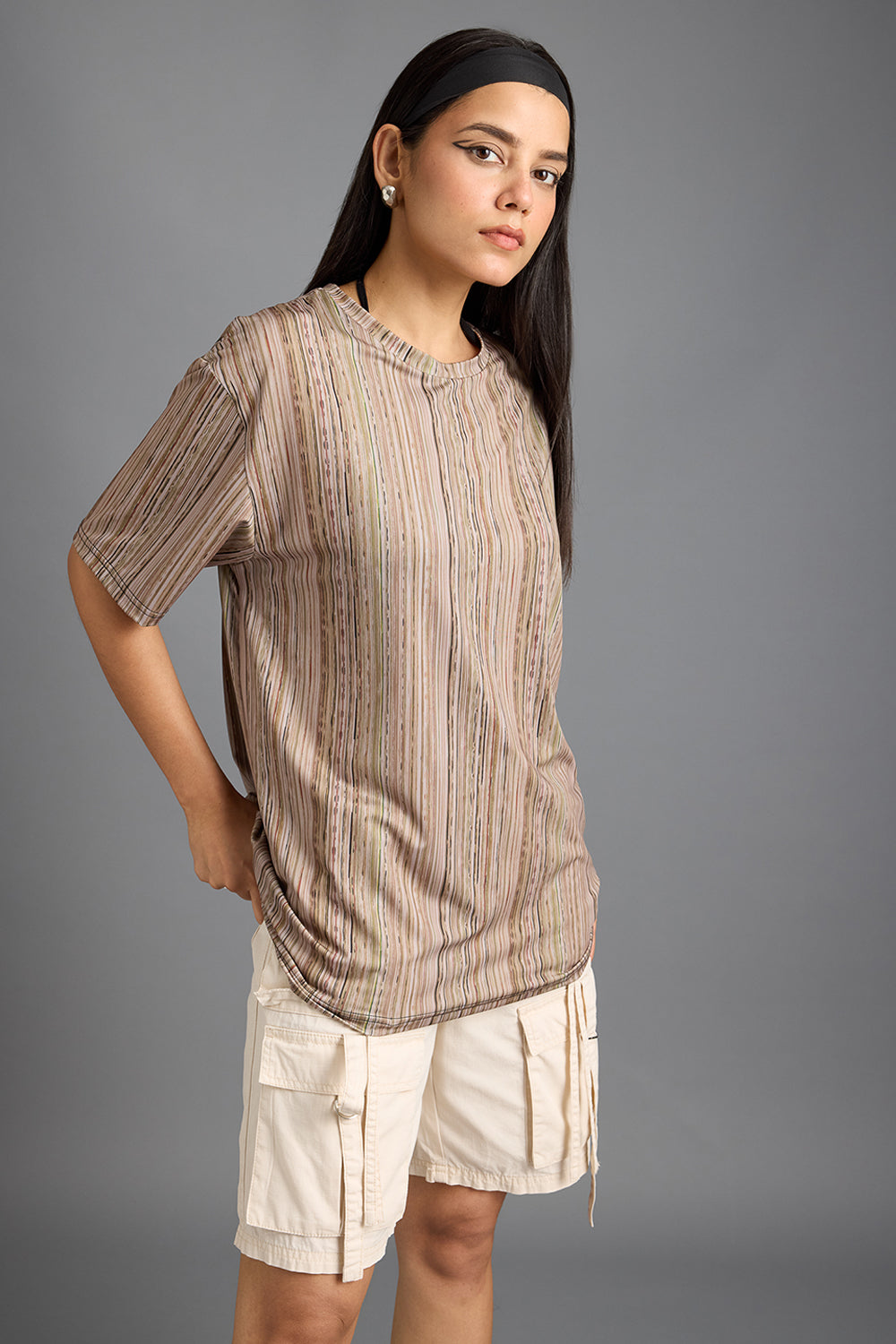 Printed Women's T-Shirt- Earthy