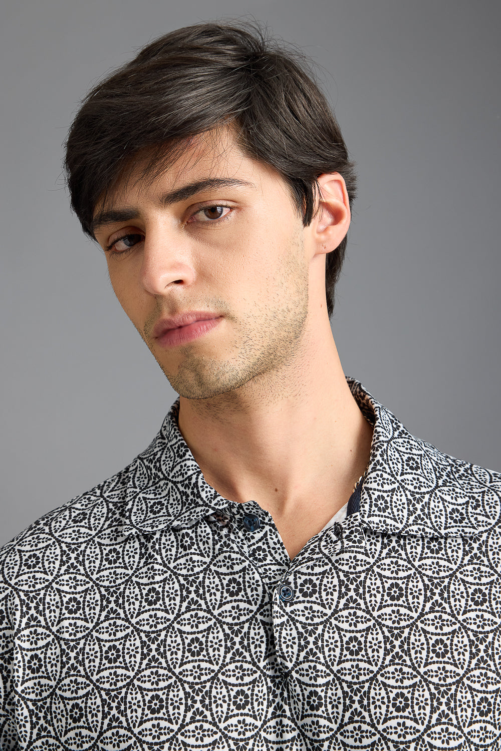 Florean Print Men's Polo T-Shirt