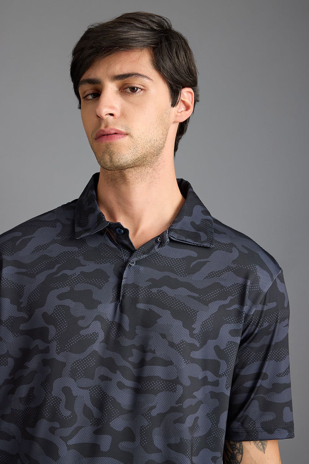 Desty Print Men's Polo T-Shirt