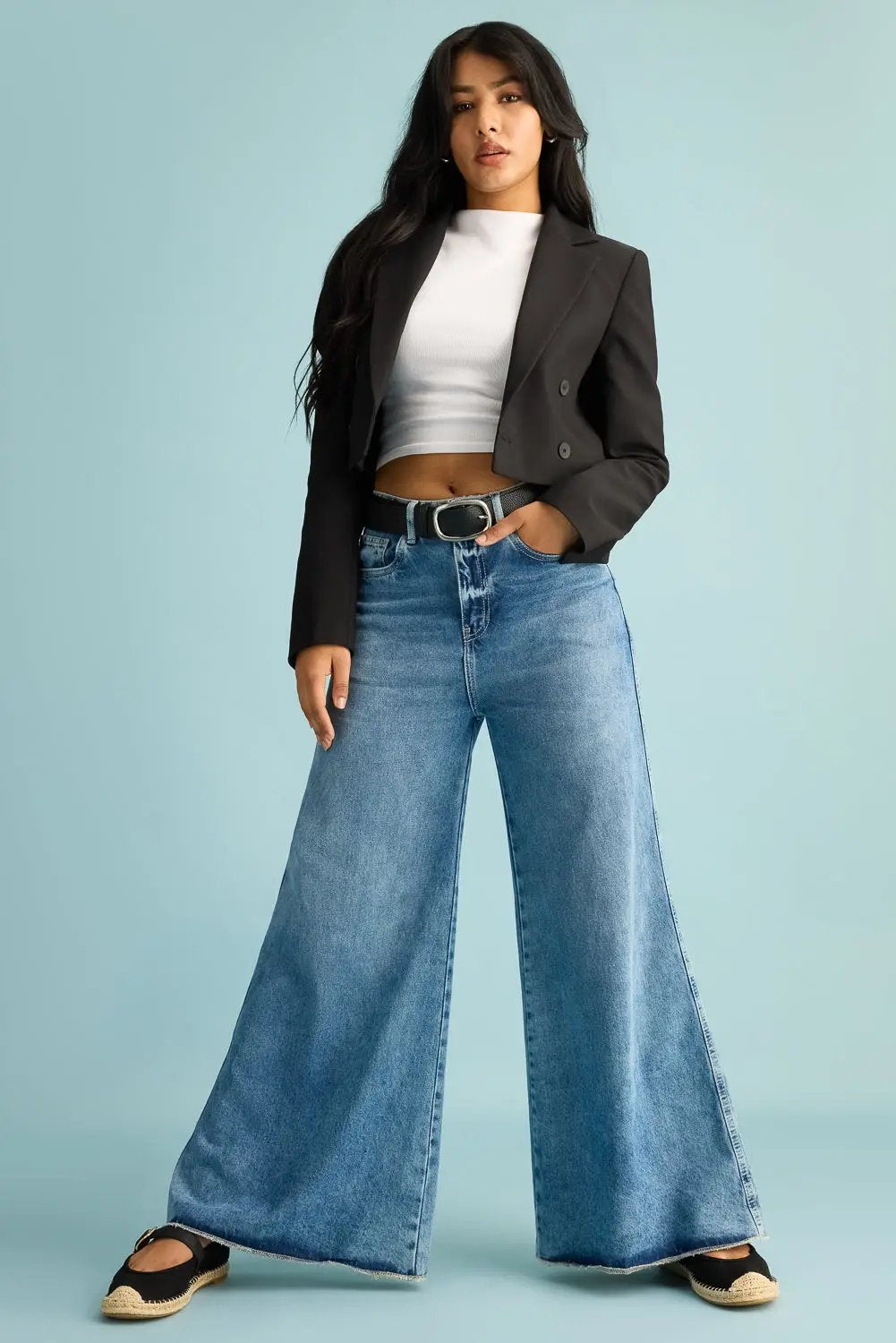 Vintage Flare Jeans - Retro High Waist Denim | FREAKINS