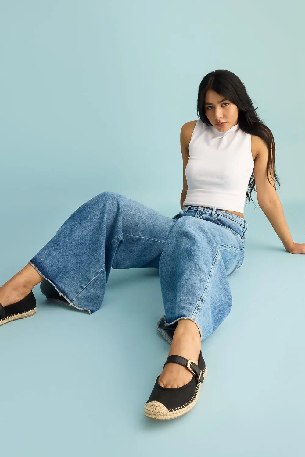 Vintage Flare Jeans - Retro High Waist Denim | FREAKINS