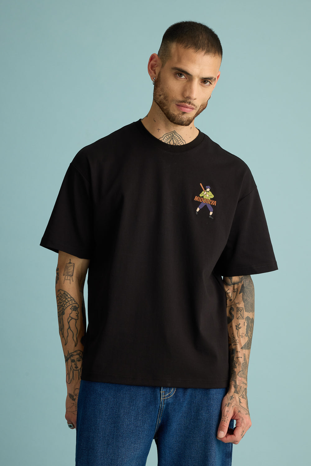 Men's Black Midoriya Tee