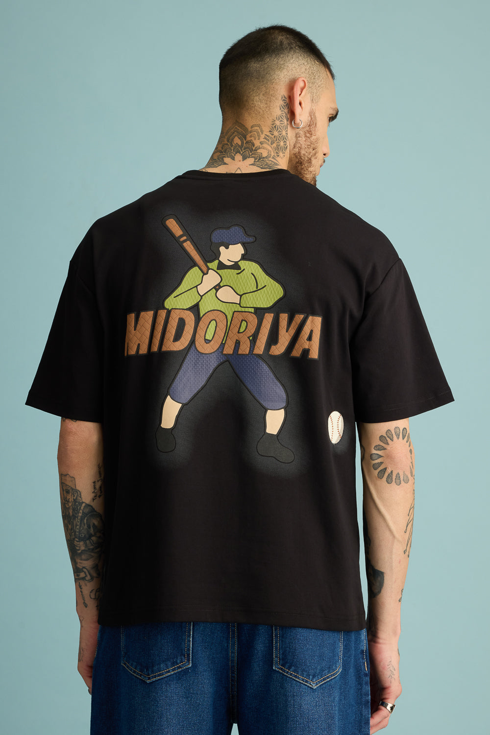 Men's Black Midoriya Tee