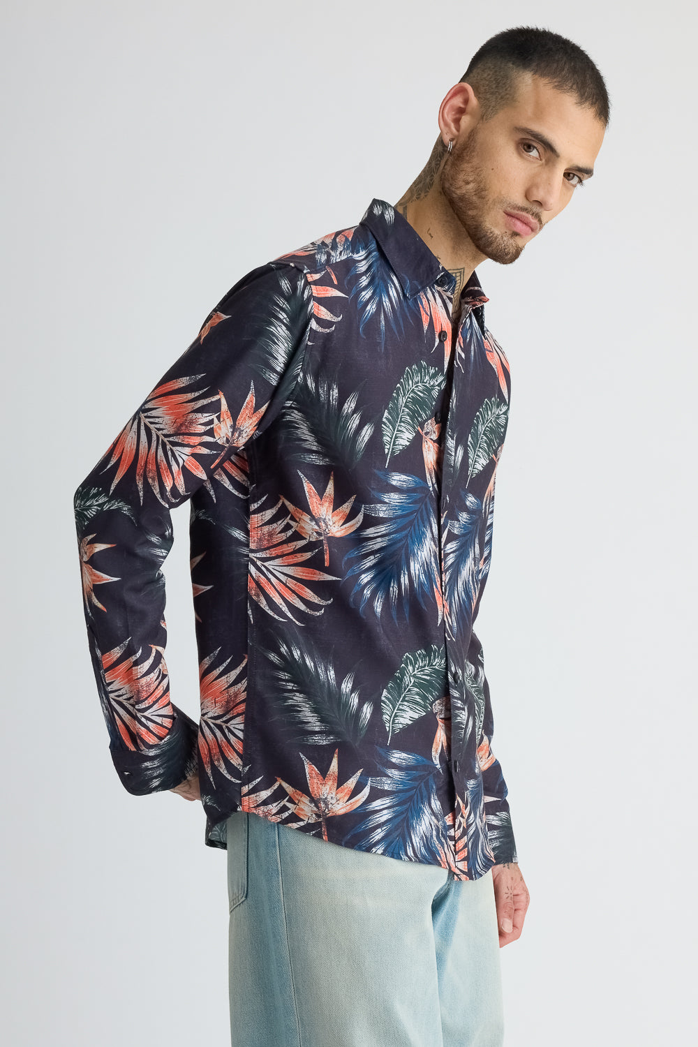 Full Sleeves Men's Jungle Jive Printed Shirt