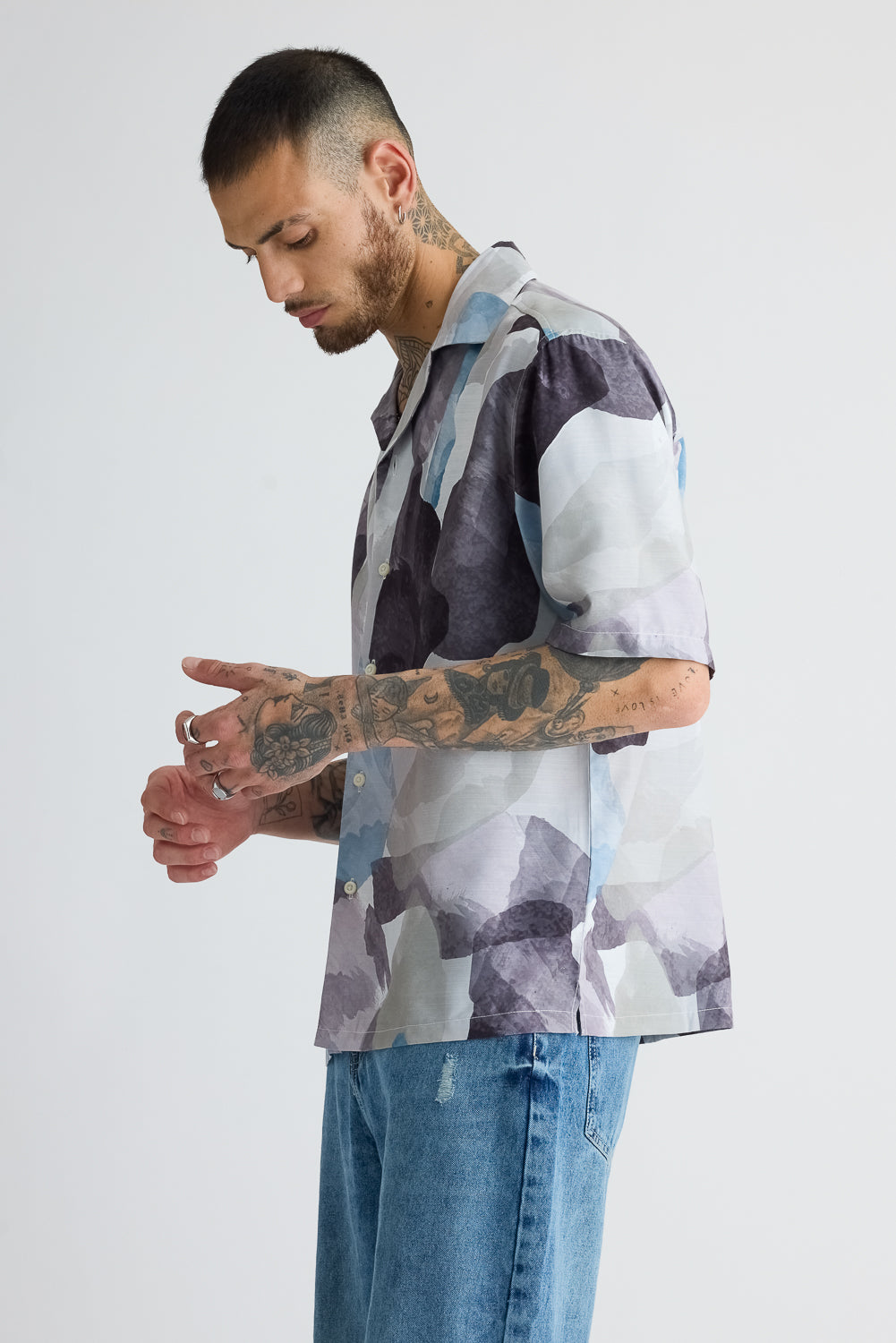 Abstract Printed Shirt