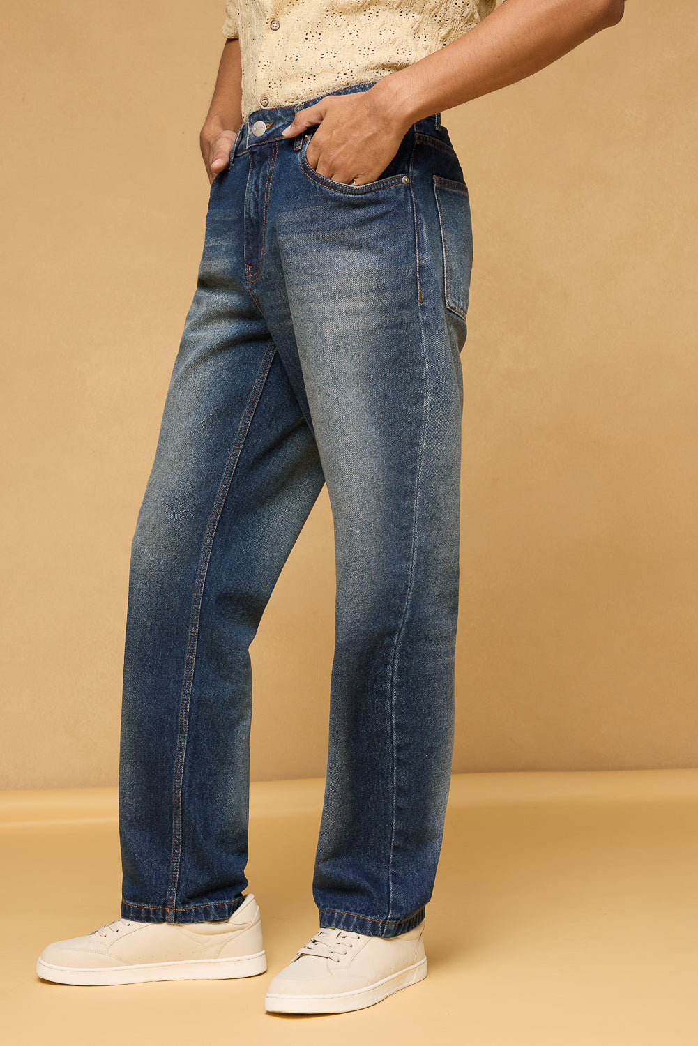 Dual Wash Men's Relaxed Fit Jeans