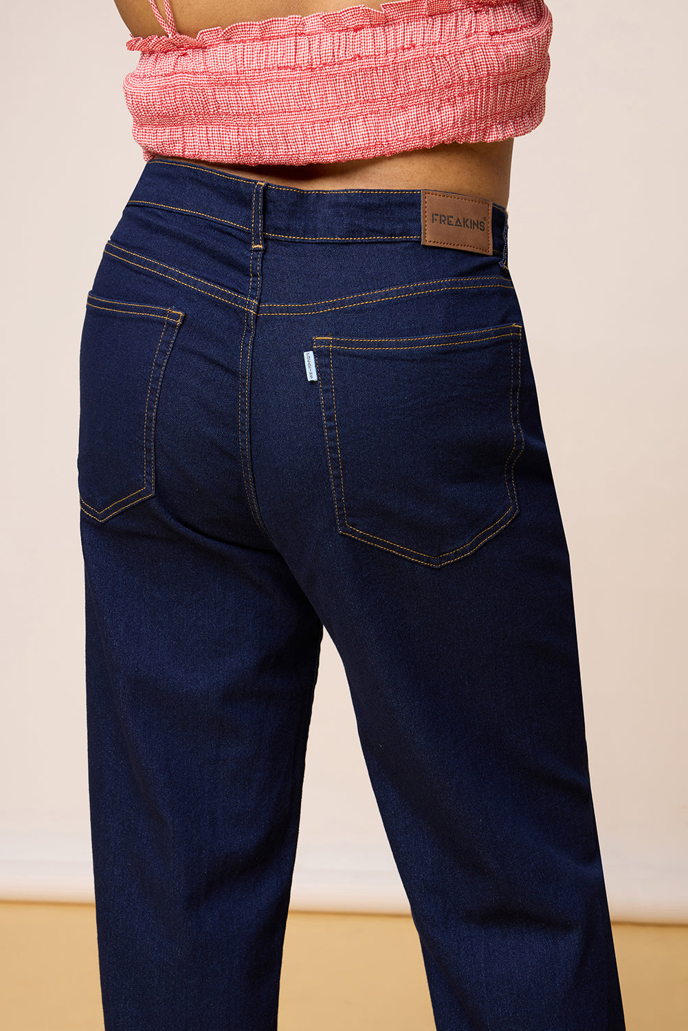 Curve Deep Blue Raw Denim Regular Fit Jeans