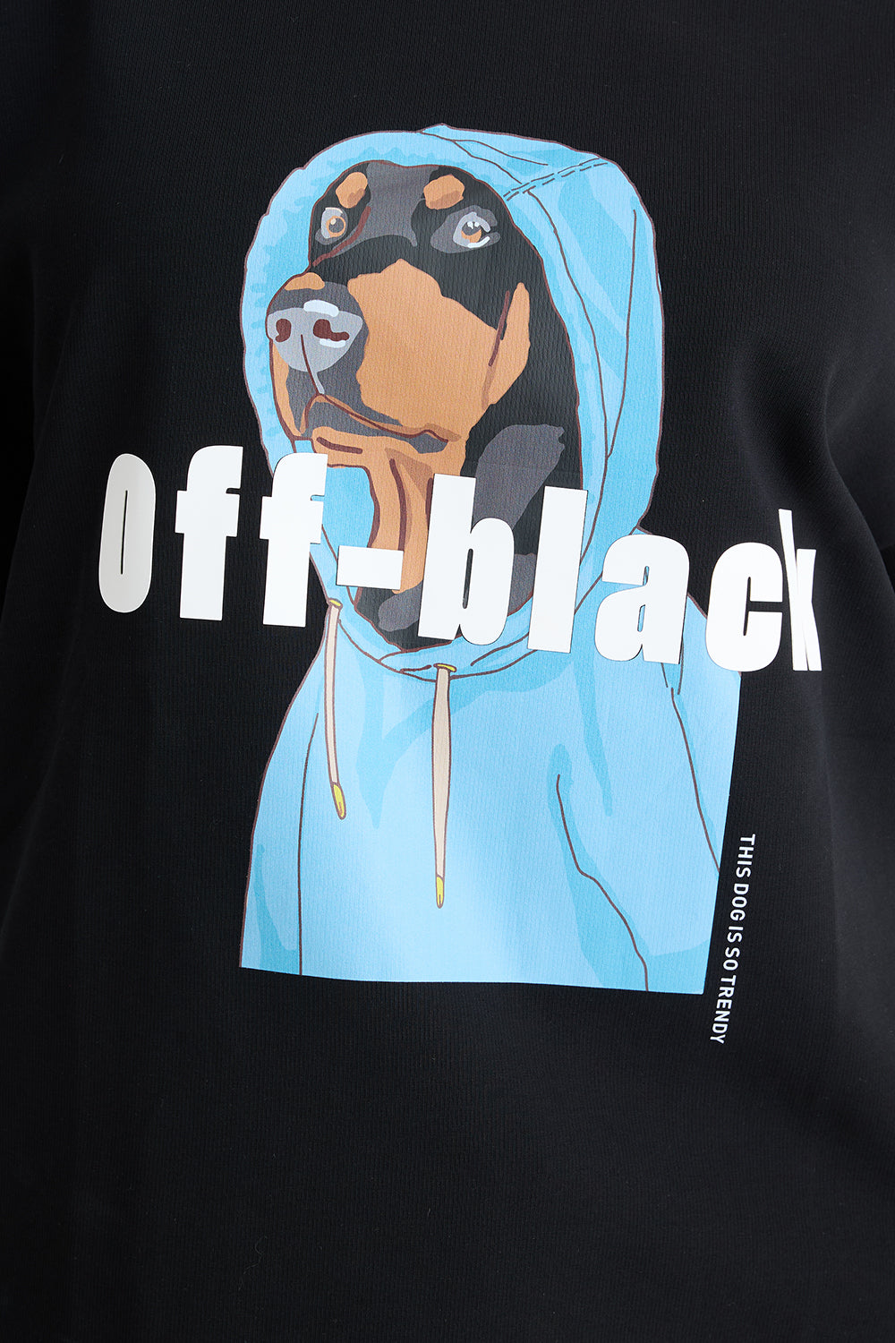 Off-Black Printed T-Shirt