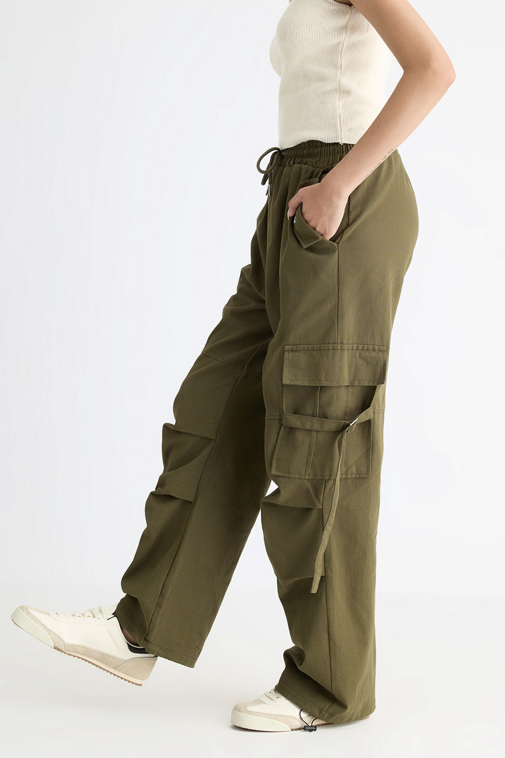 パンツ COOTIE cargo pants Olive Sneaker-Politics-TNF-OCTOBER23