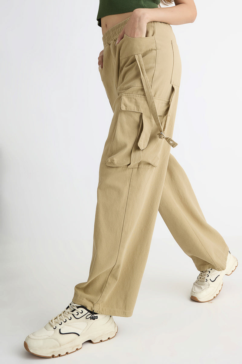 パンツ EDEN XXX Leather Parachute Cargo Pant EDEN XXX Leather Parachute Cargo Pant