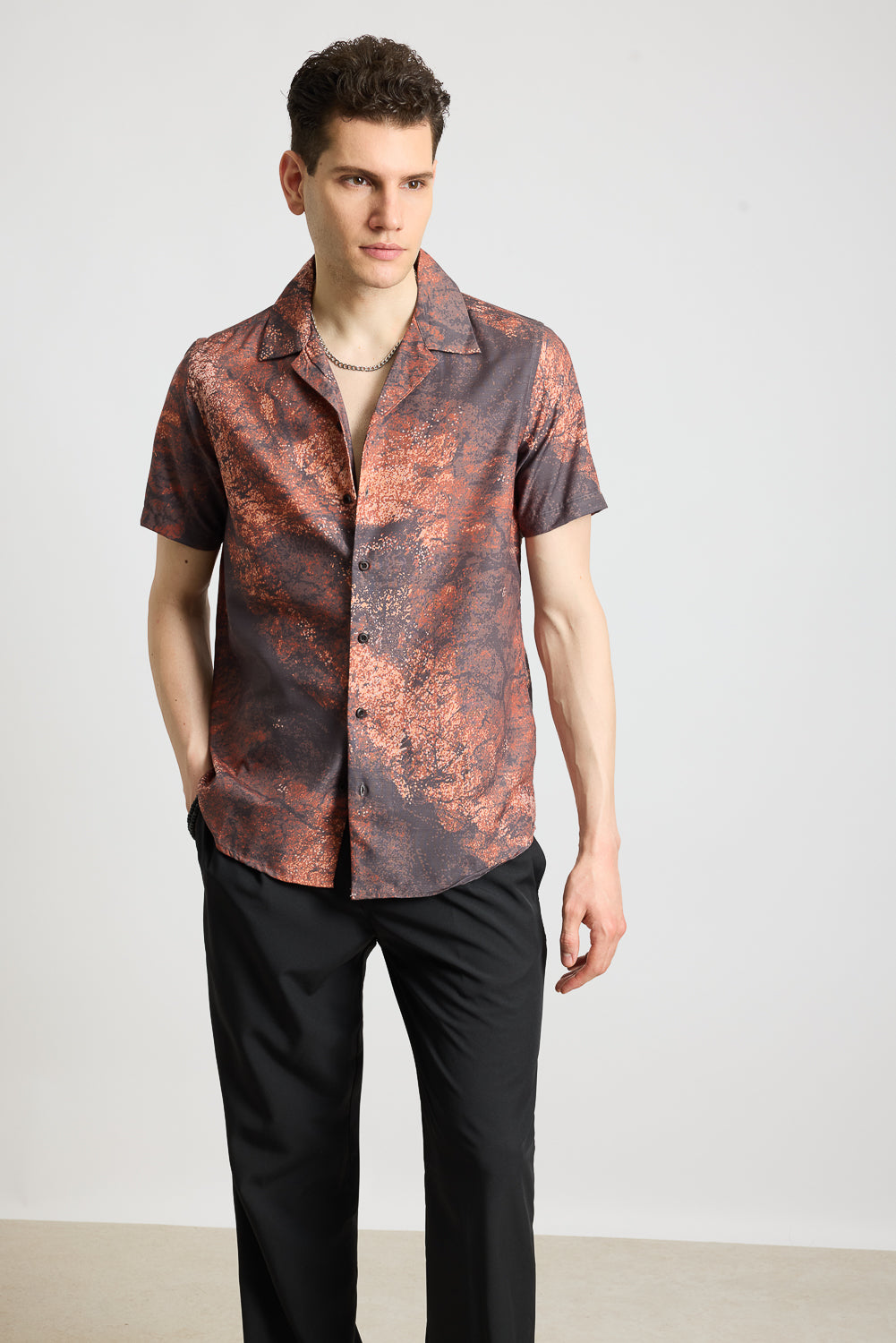 Desty Print Men's Resort Shirt