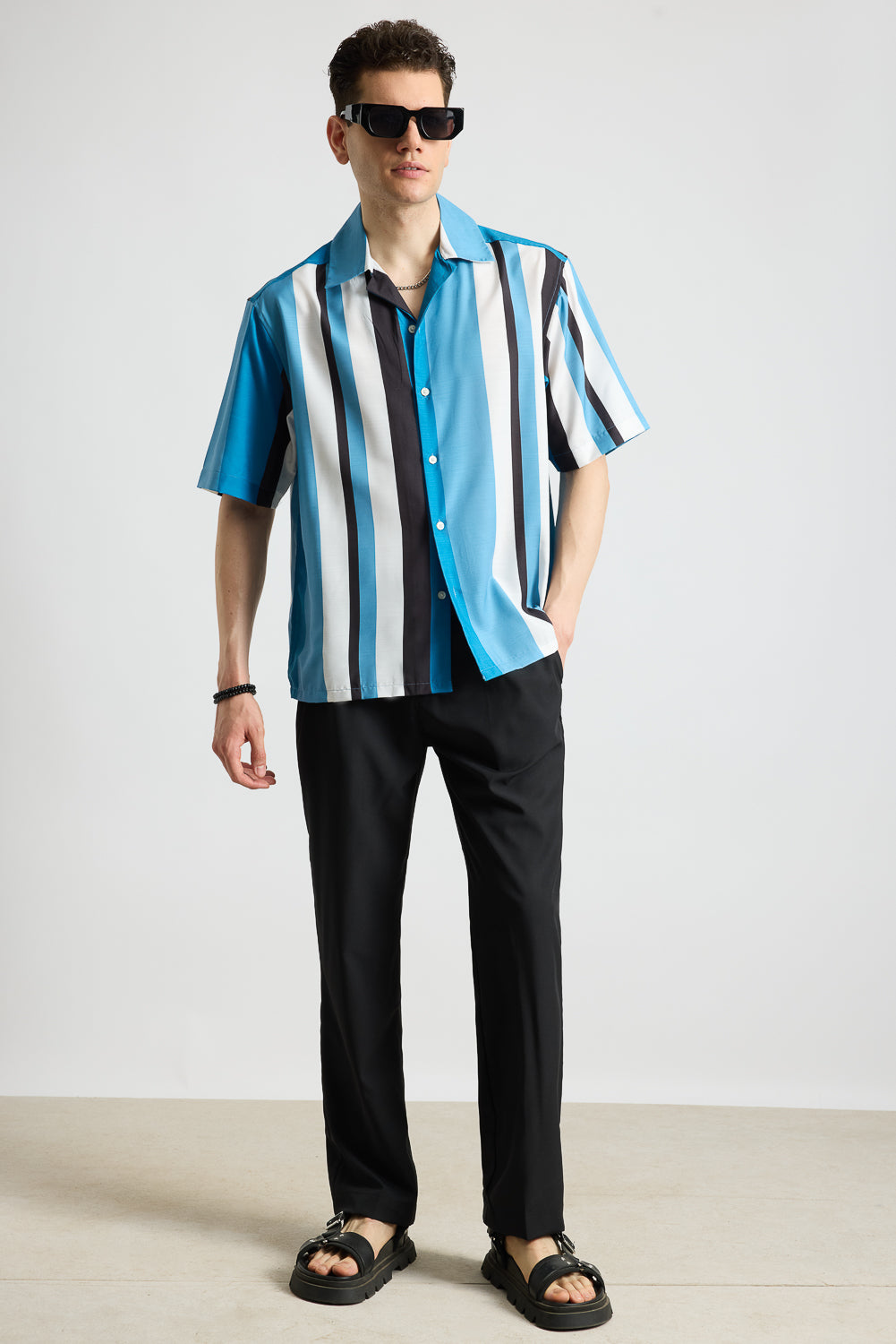 Striped Men's Resort Shirt