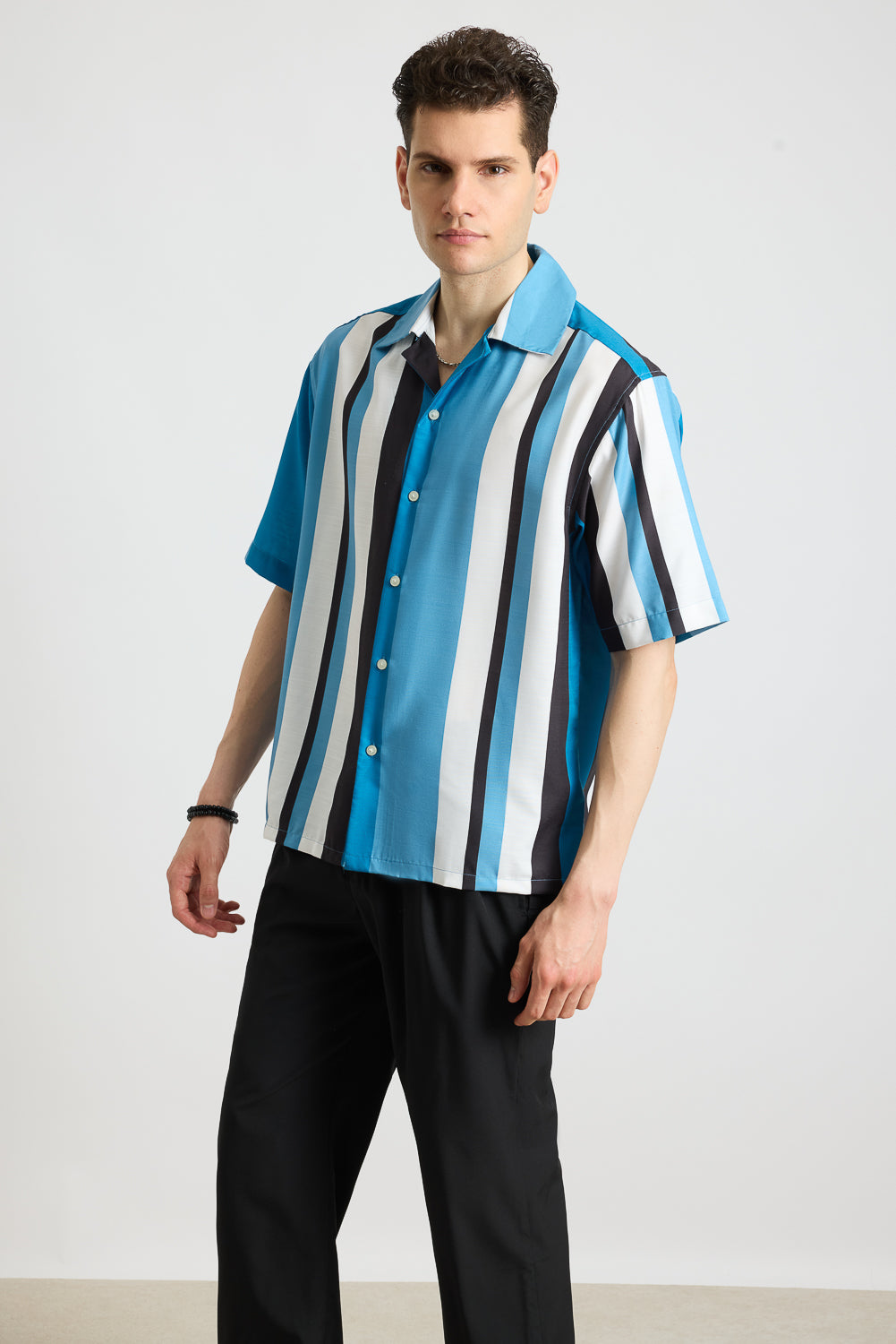 Striped Men's Resort Shirt