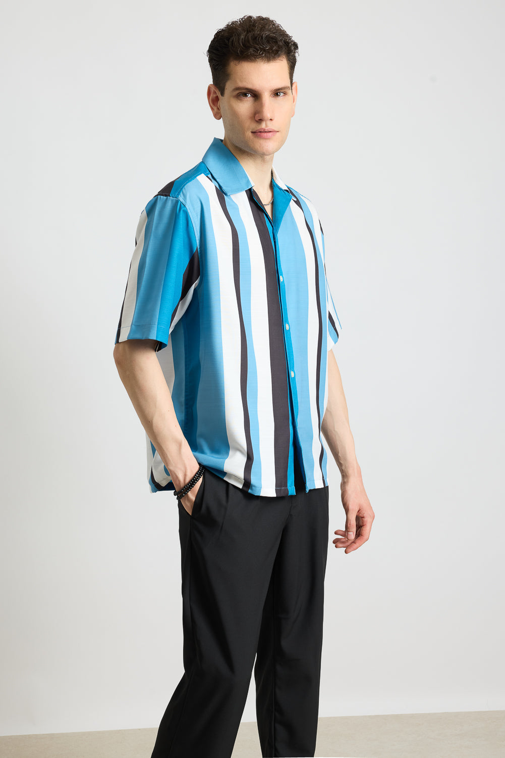 Striped Men's Resort Shirt