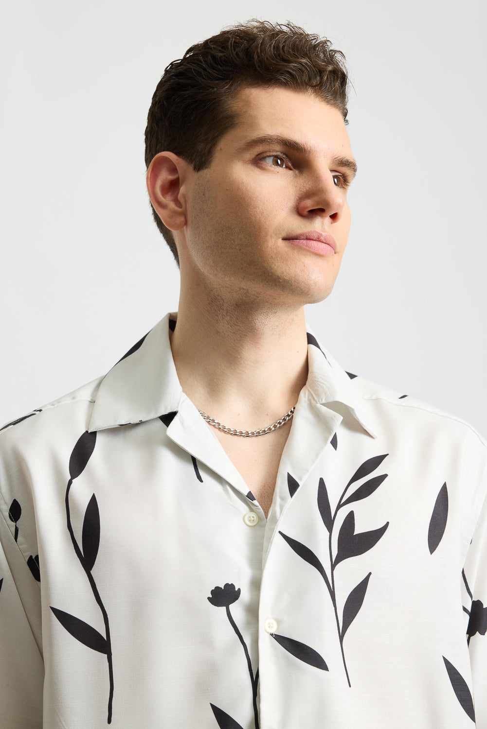 Petals Printed Men's Resort Shirt