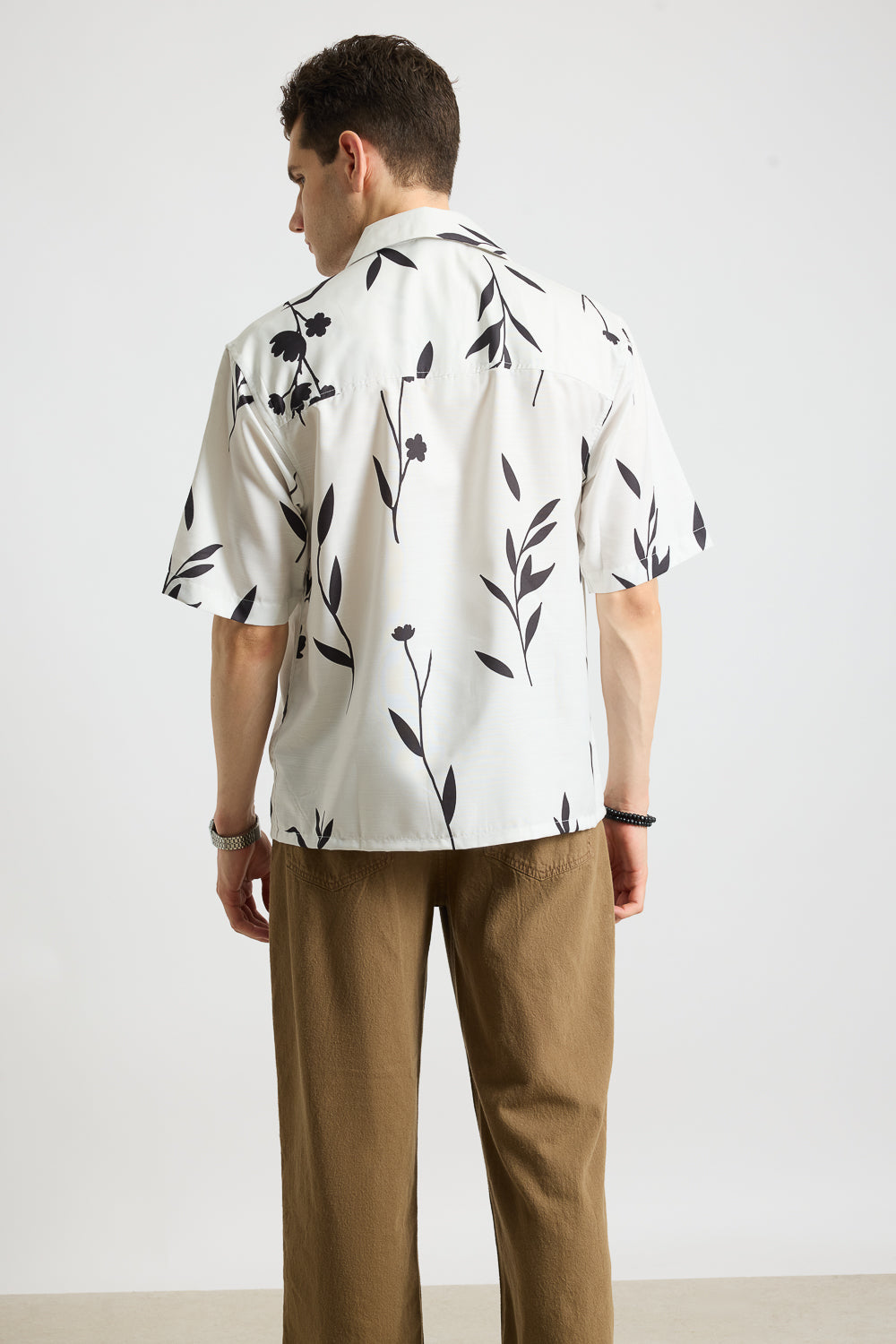 Petals Printed Men's Resort Shirt