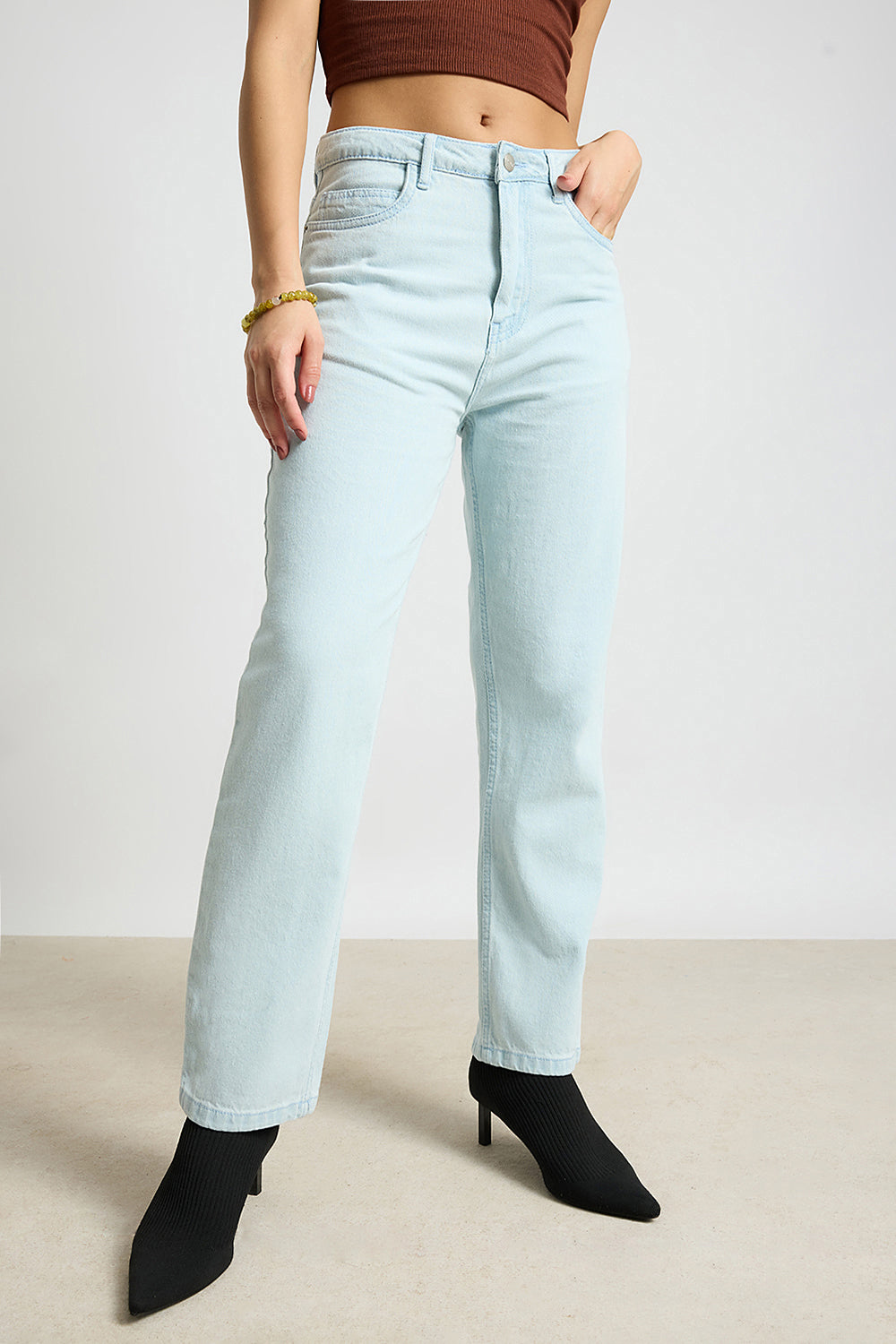 Light blue high waisted shops mom jeans