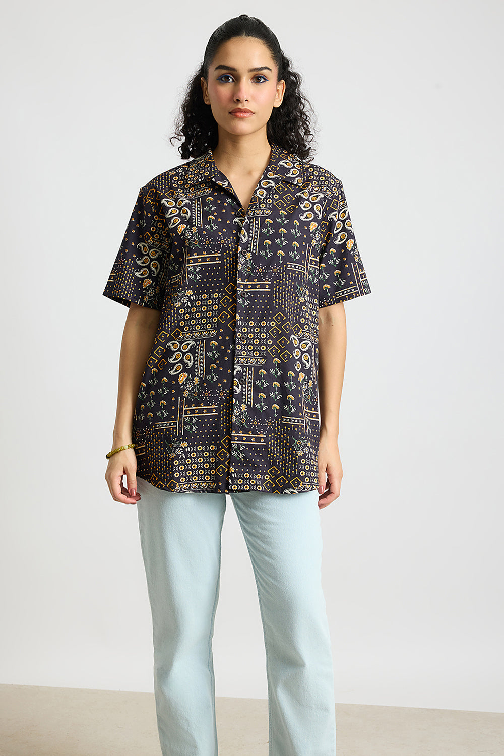 Navy Gisela Women's Resort Shirt