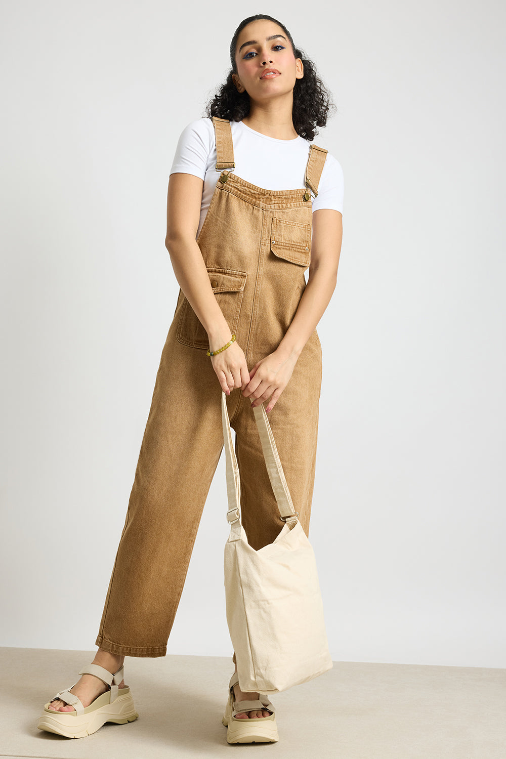 Denim Sand Summer Dungaree