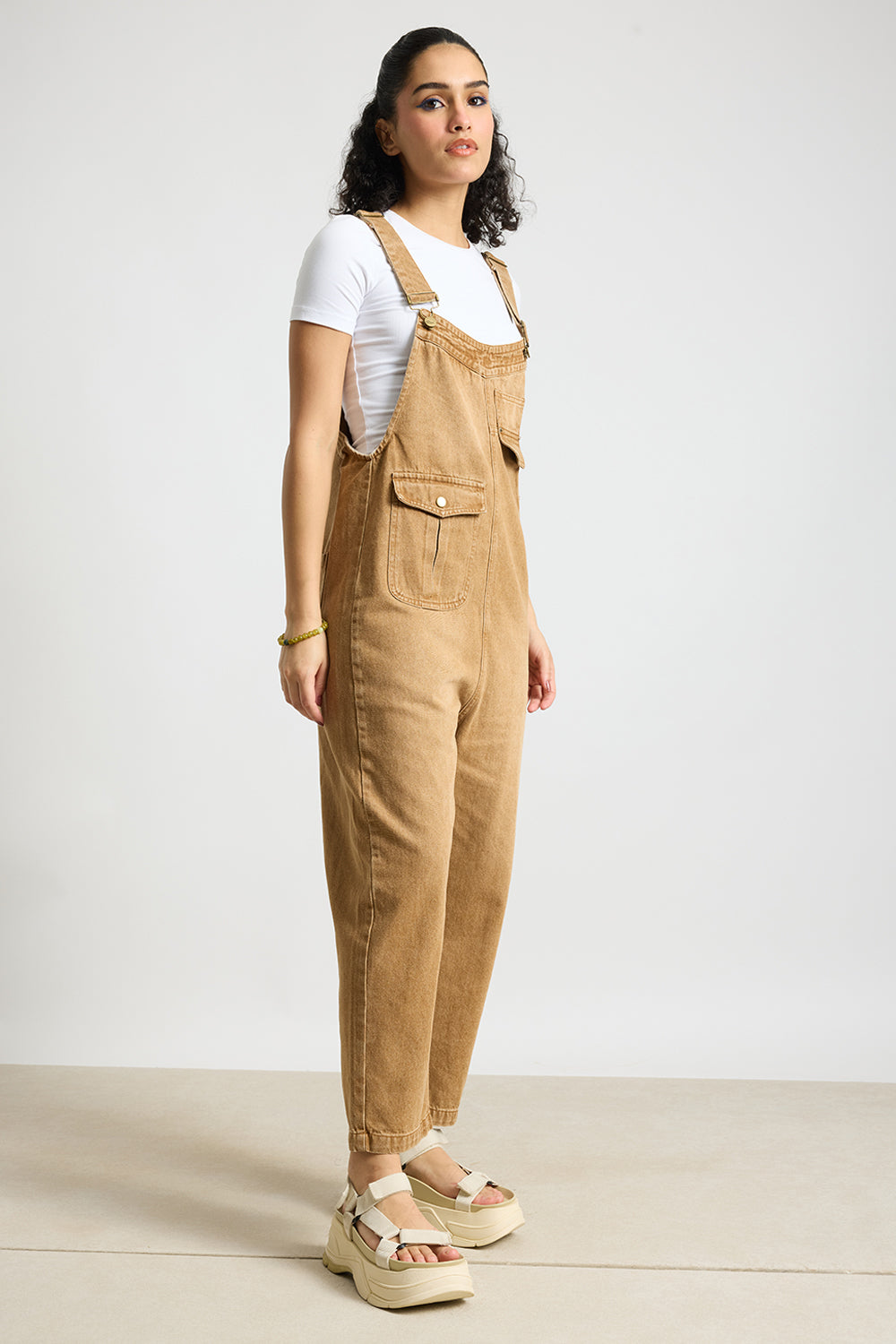 Denim Sand Summer Dungaree