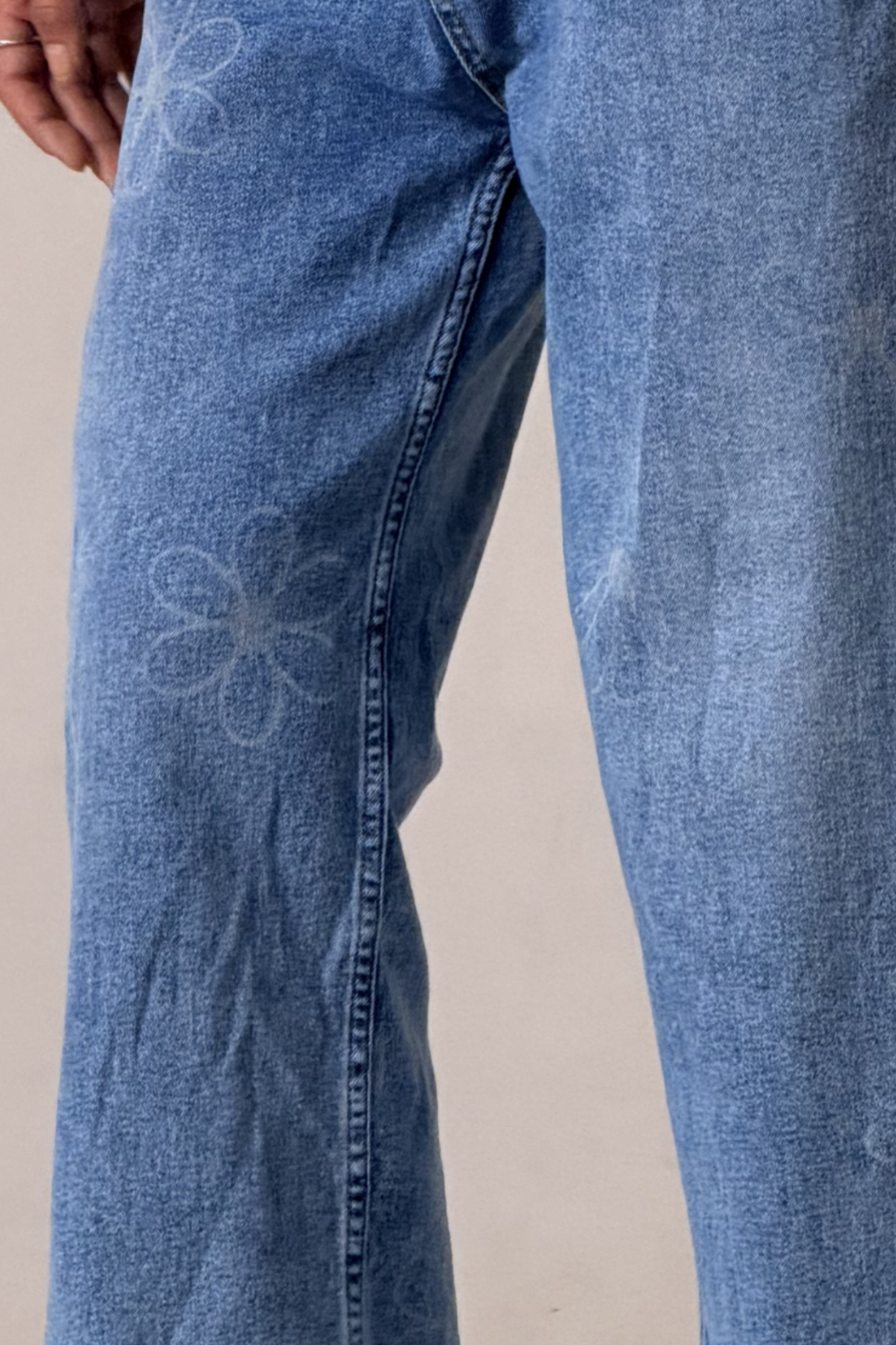 Y2K Angel Wide Leg Jeans