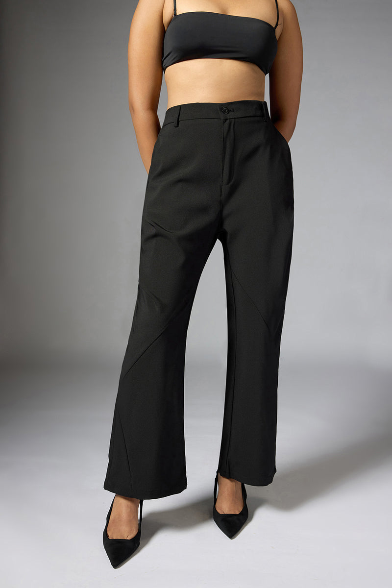 ★韓国人気★BLACKUP★NAPPING BOOT-CUT SKIRT PANTS Wrap Skirt Layered Pants CN329 - Korean Women's Fashion | LEWKIN