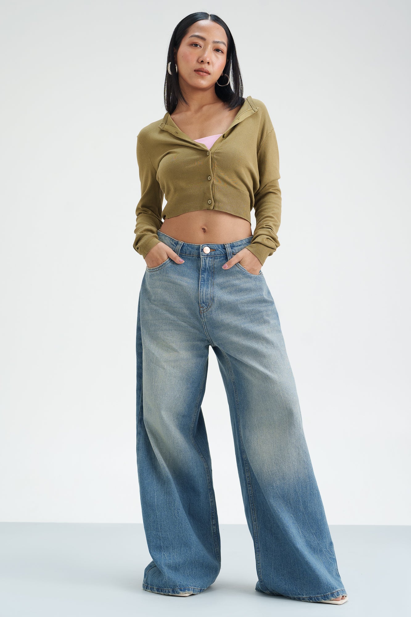 Blue Haze Wide Leg Jeans