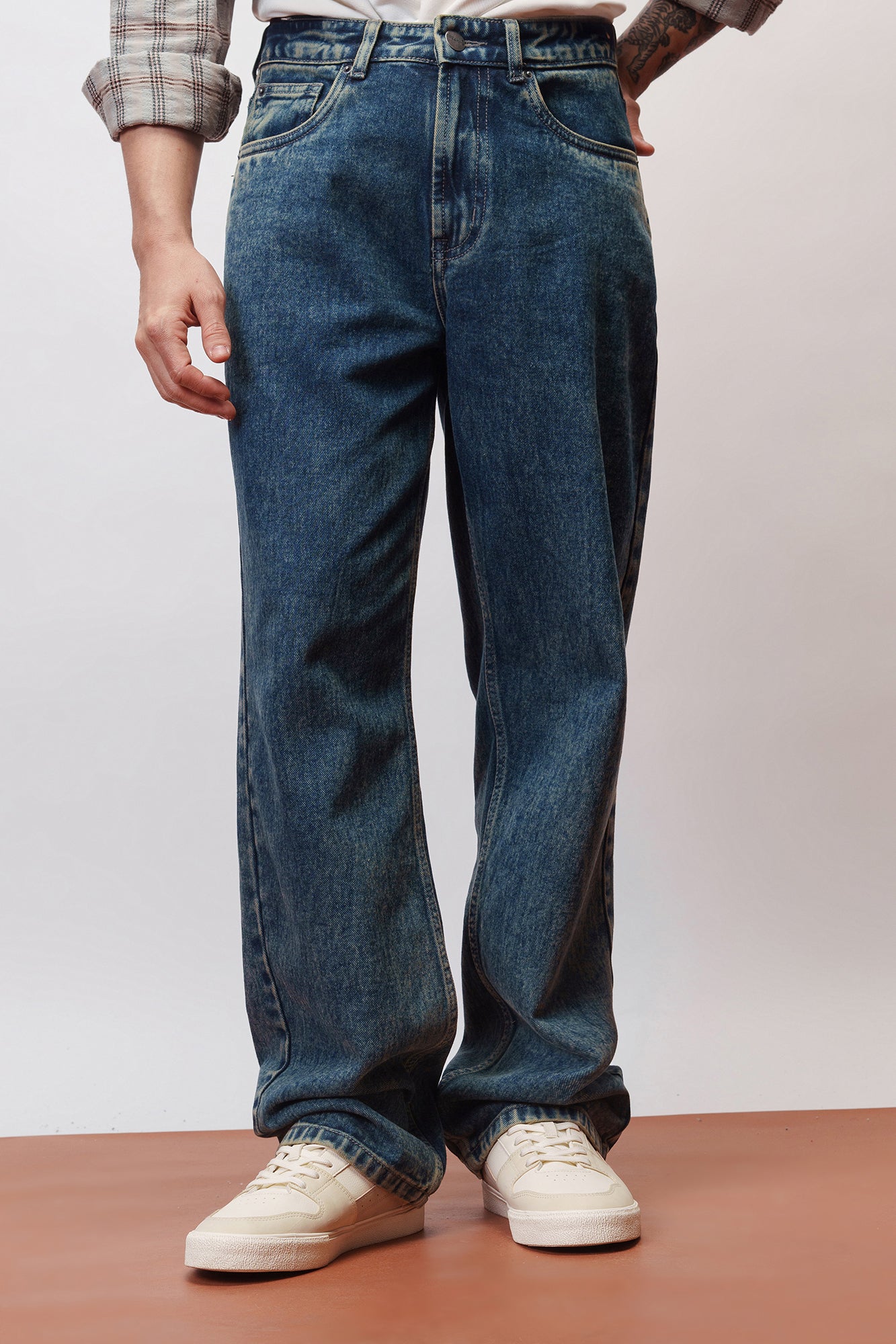 Inked Blue Men's Straight Fit Jeans