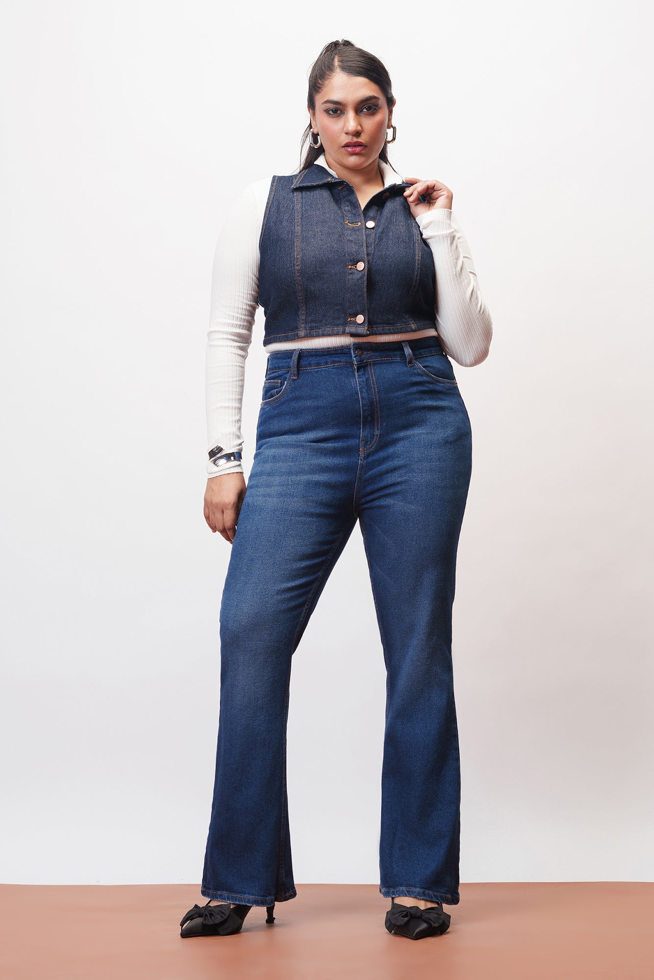 Simply Blue Curve Bootcut Jeans