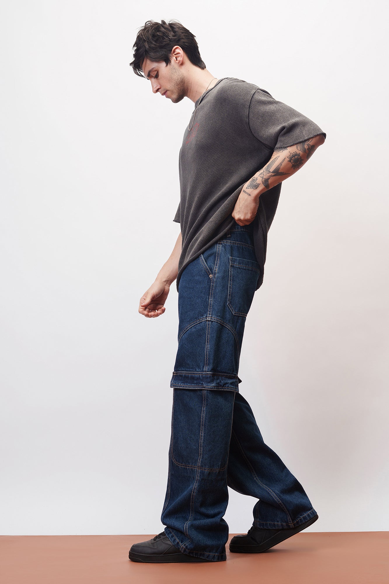 Streetstyle Indigo Men's Cargo Jeans