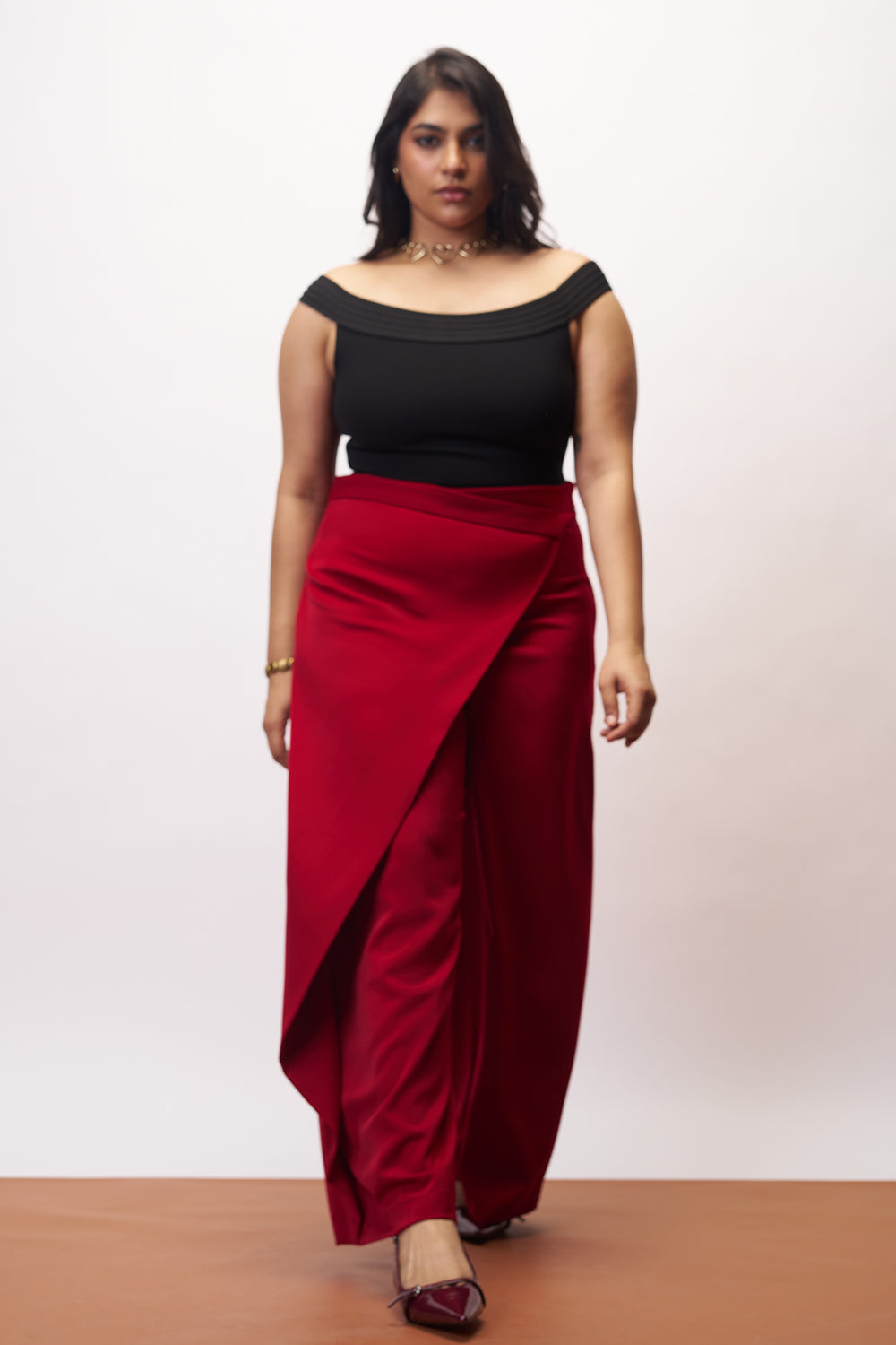 Rouge Curve Pareo Korean Pants