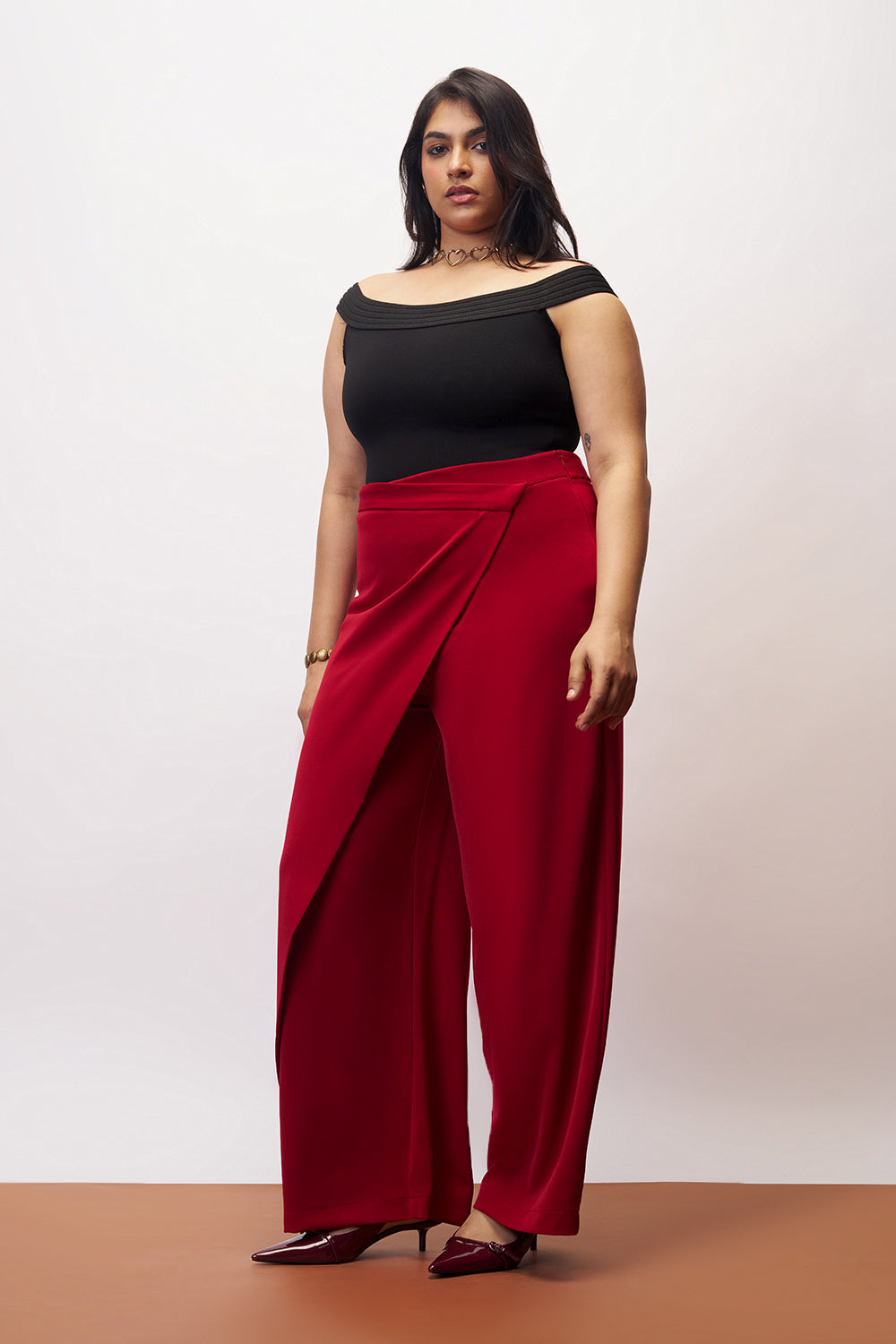 Rouge Curve Pareo Korean Pants