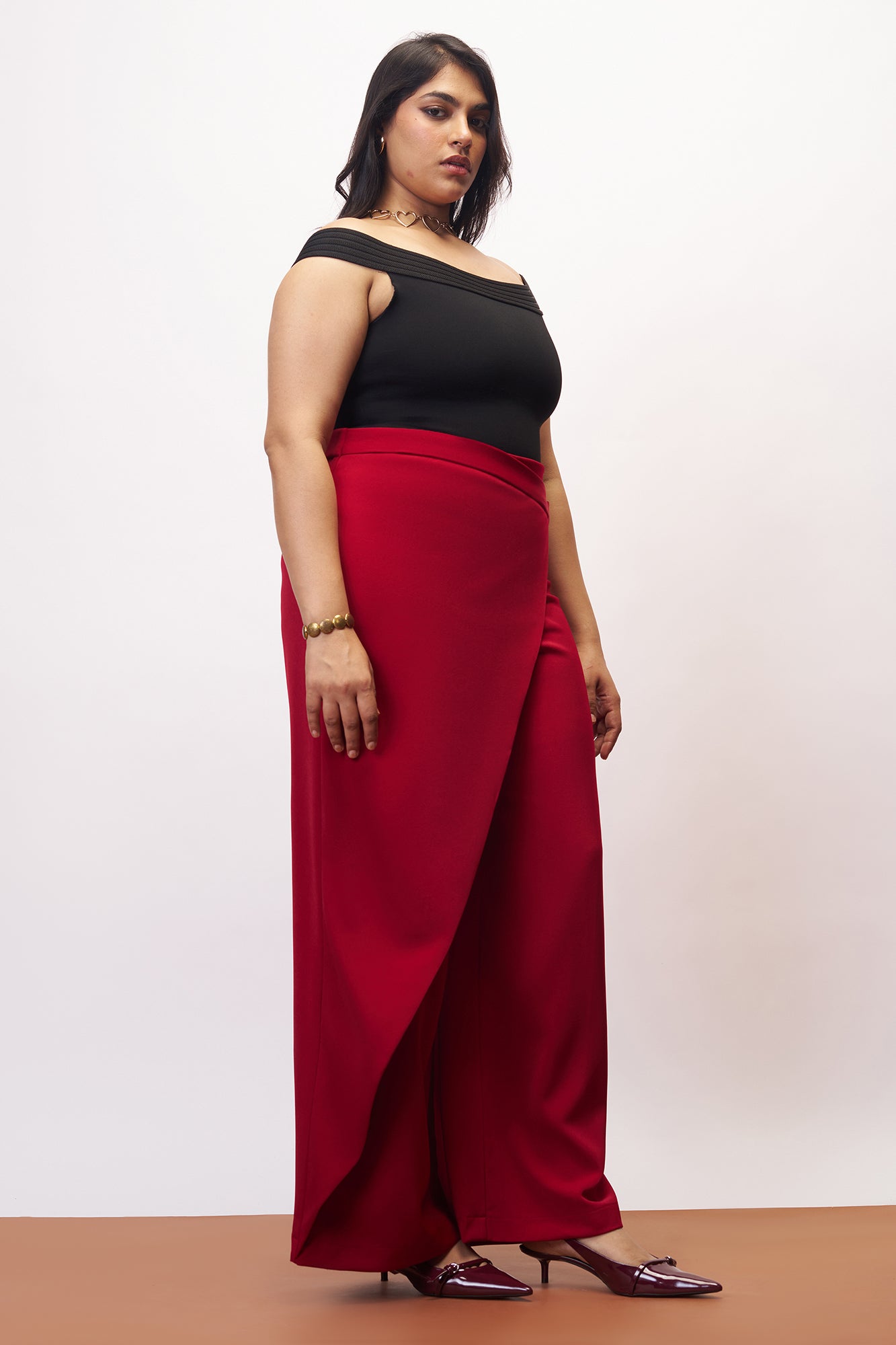 Rouge Curve Pareo Korean Pants