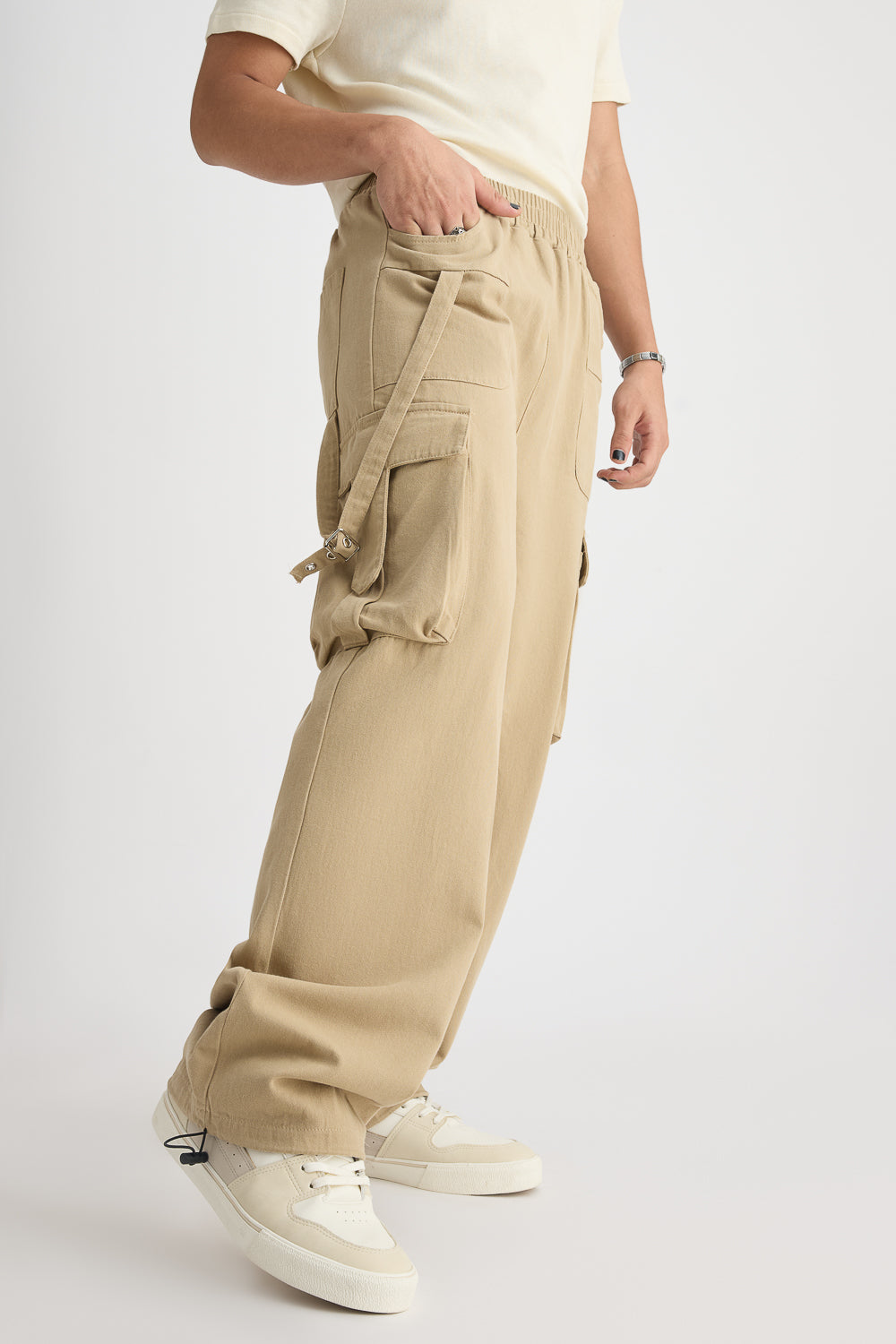Slim Fit Cotton Twill Cargo Jogger Multi Pocket Style Men Pants – FanFreakz