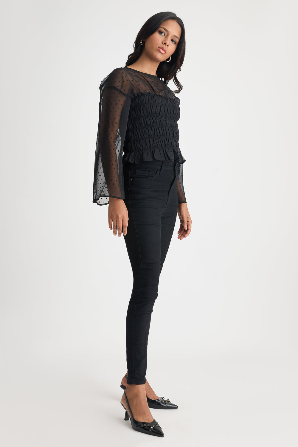 BLACK MESH TOP | FREAKINS - Fashionable & Trendy Mesh Tops BLACK MESH TOP | FREAKINS - Fashionable & Trendy Mesh Tops