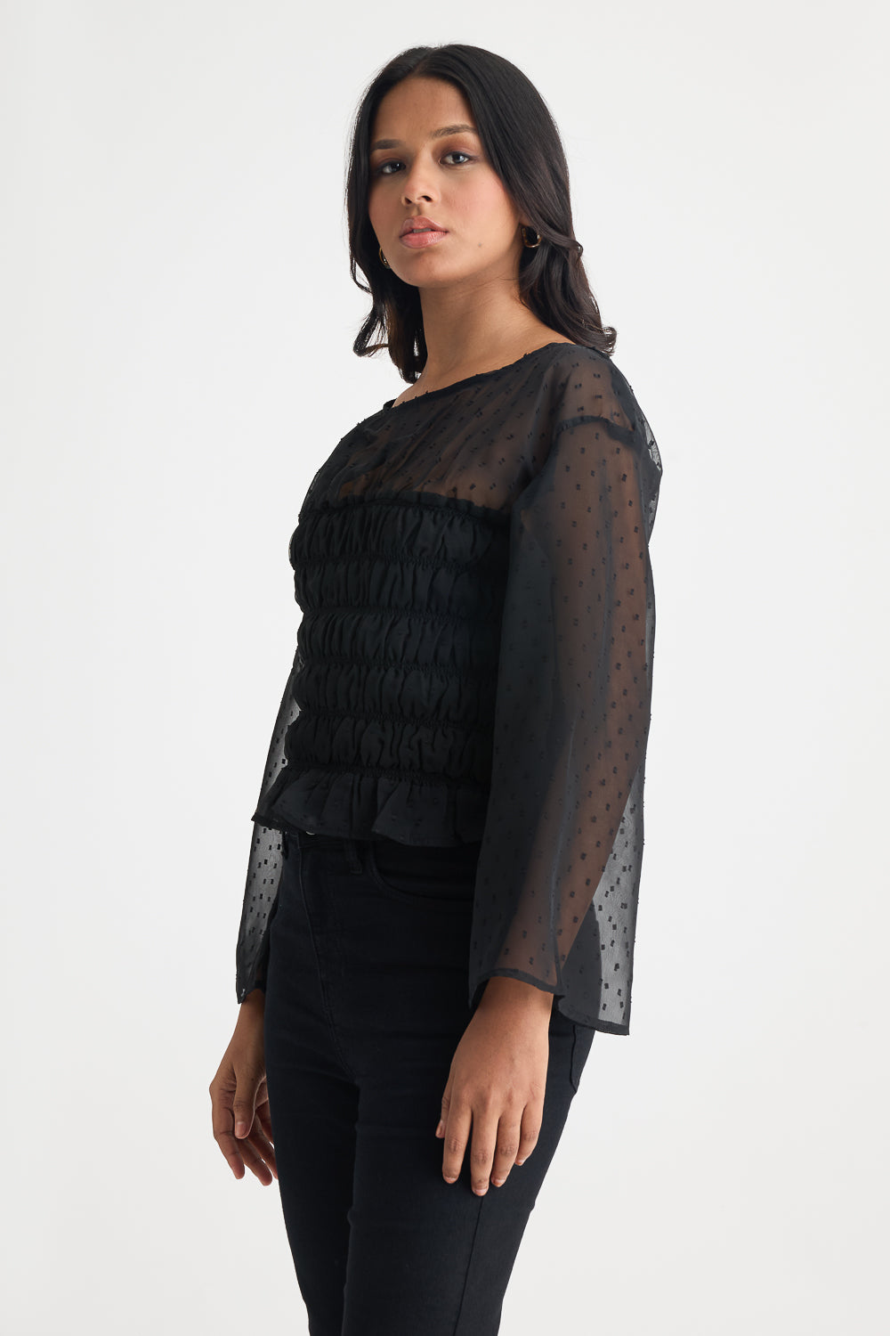 BLACK MESH TOP | FREAKINS - Fashionable & Trendy Mesh Tops BLACK MESH TOP | FREAKINS - Fashionable & Trendy Mesh Tops