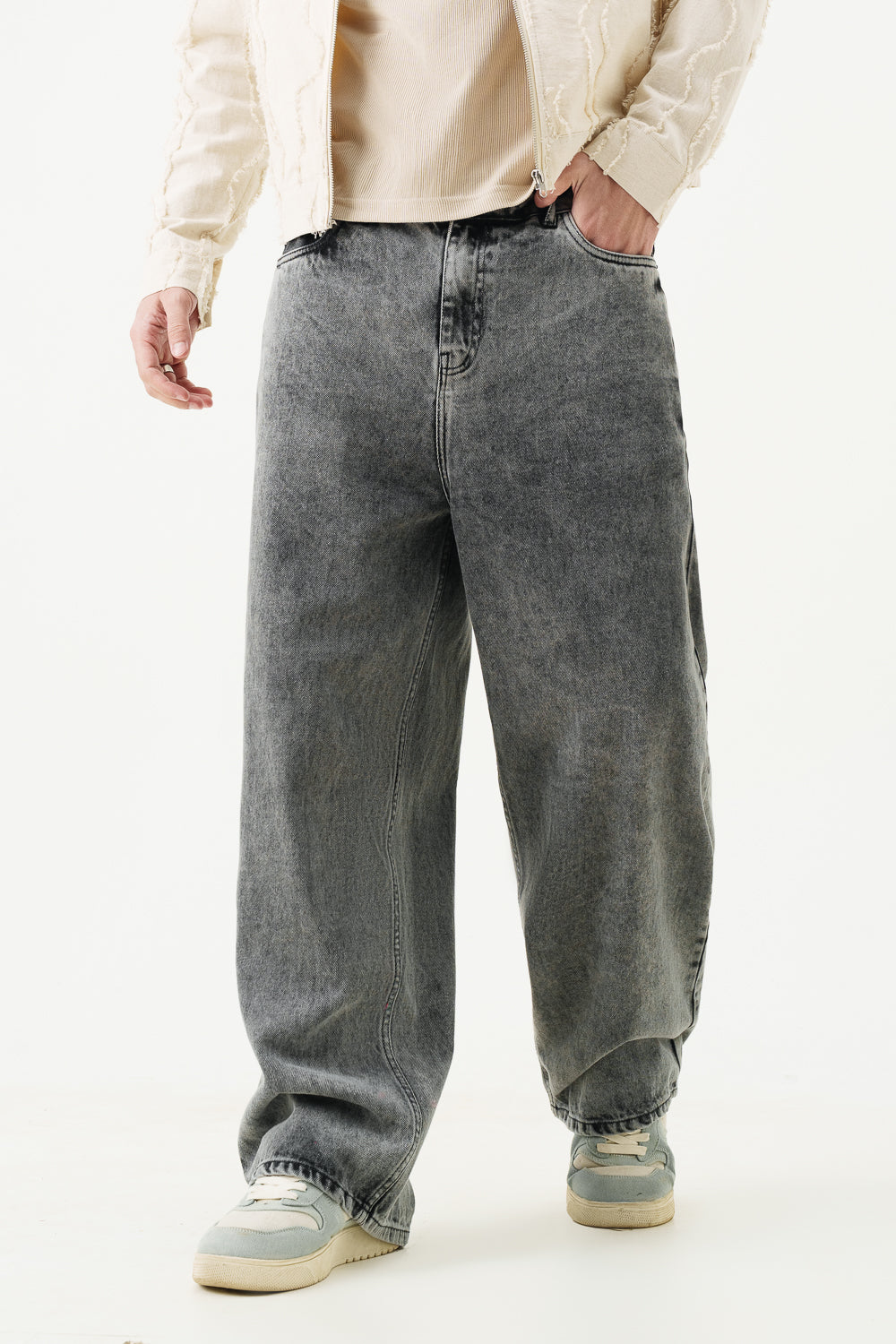 Smokey Specter Men's Wide Leg Jeans