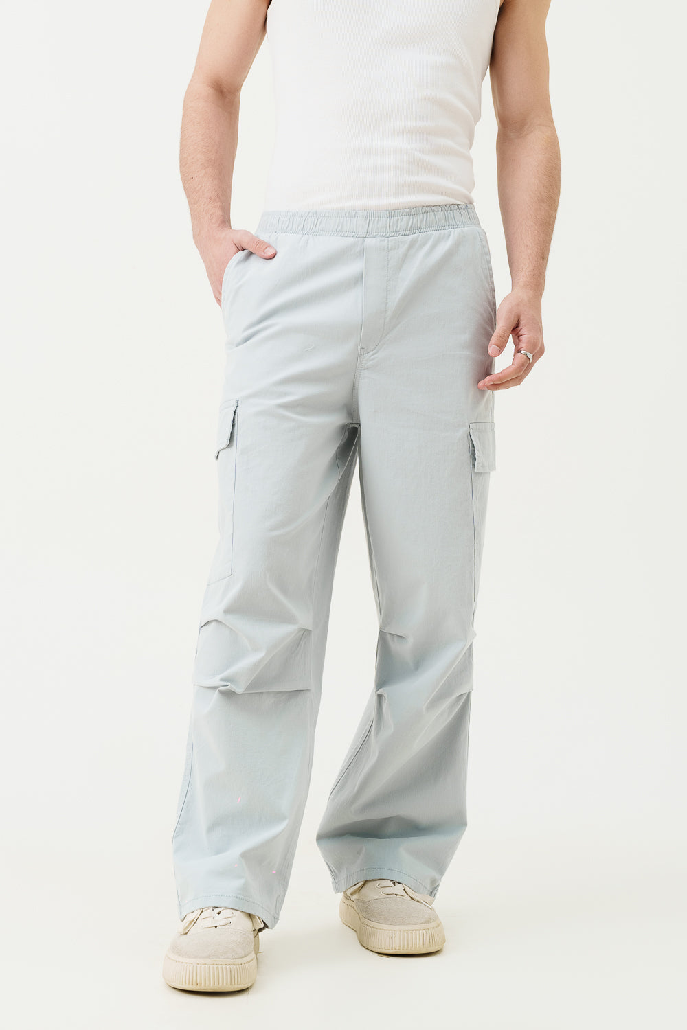 Snowbound Blue Men's Twill Cargo Pants