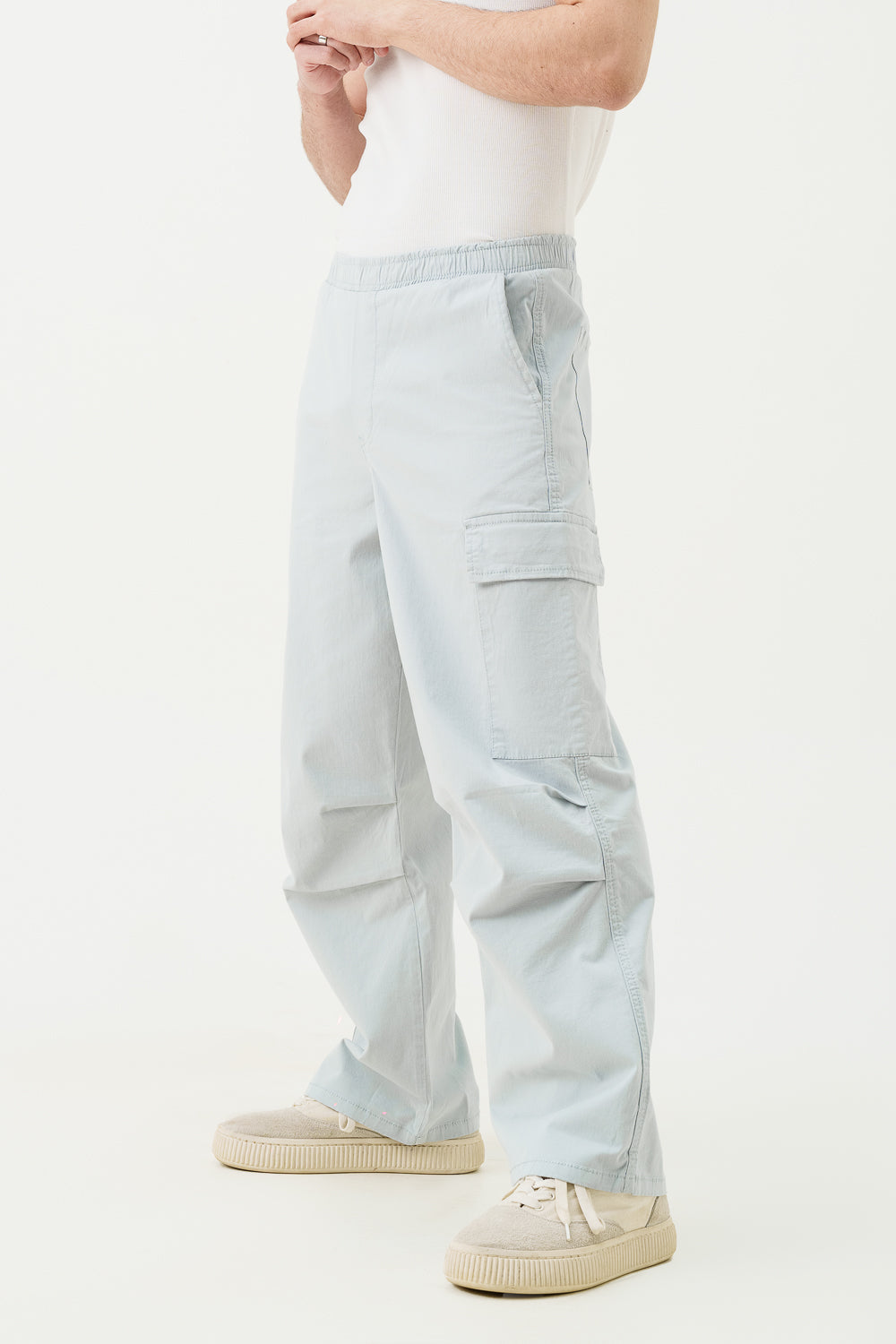 Snowbound Blue Men's Twill Cargo Pants