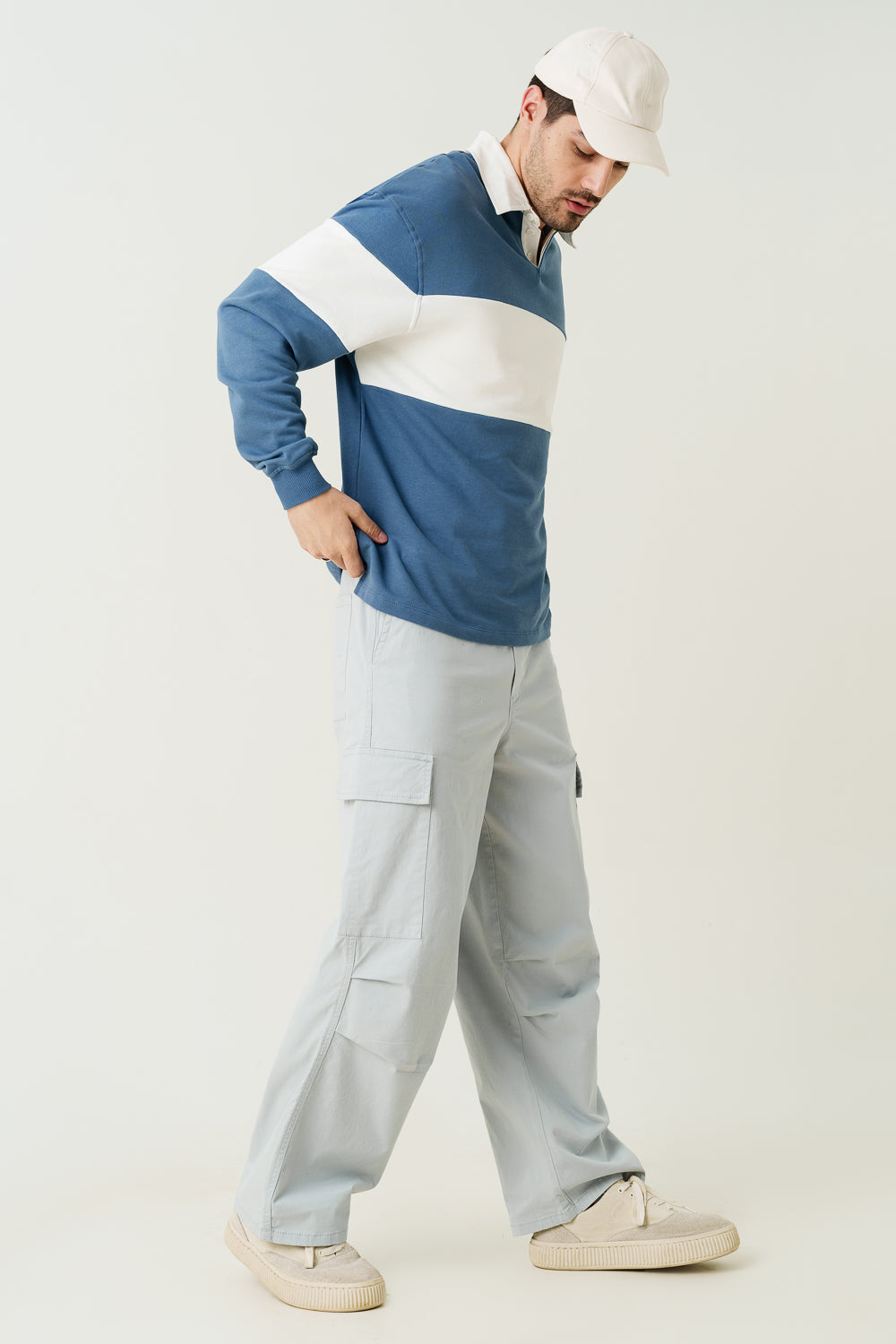 Snowbound Blue Men's Twill Cargo Pants