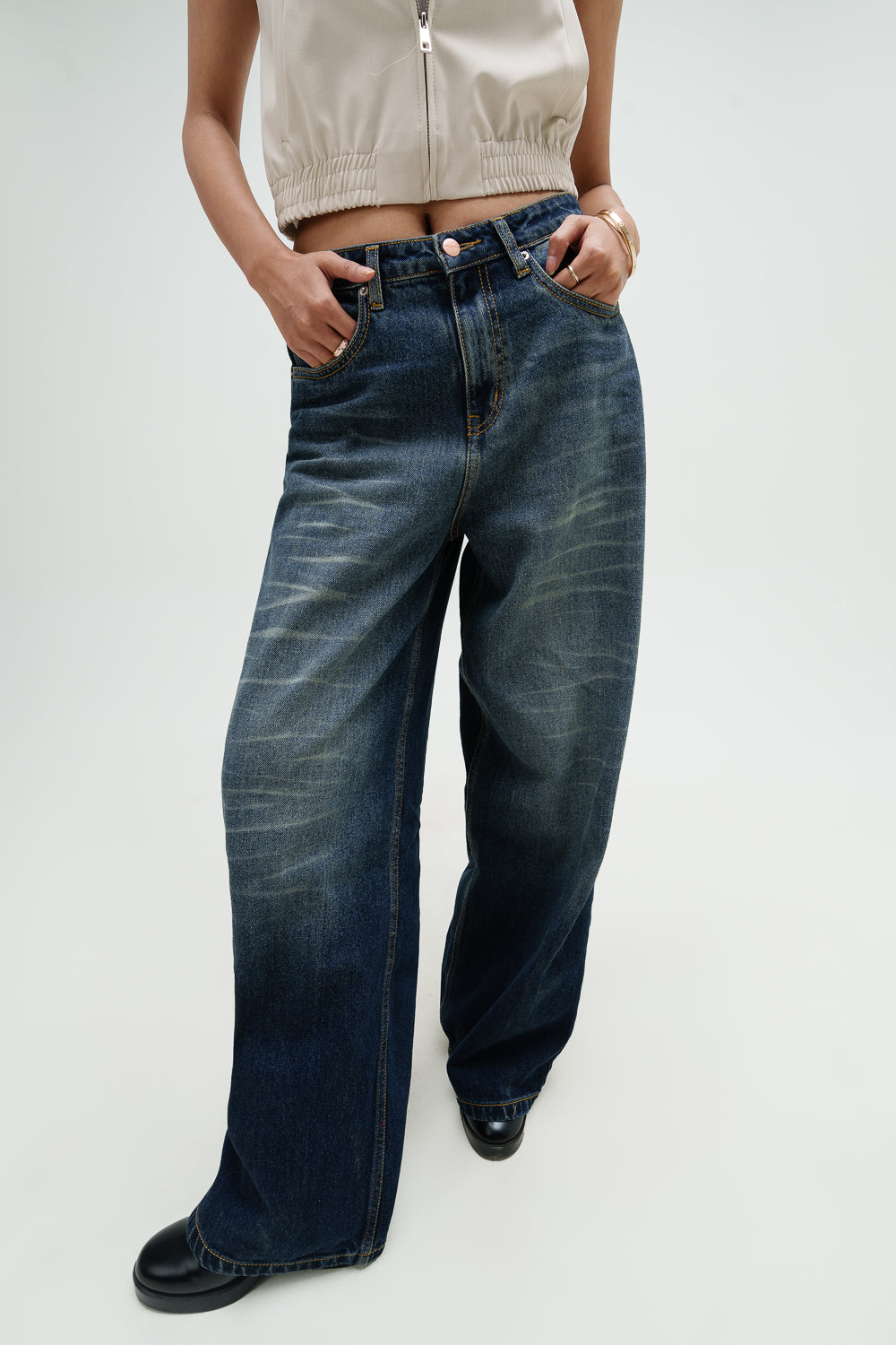 Astral Wave Super Wide Flare Jeans