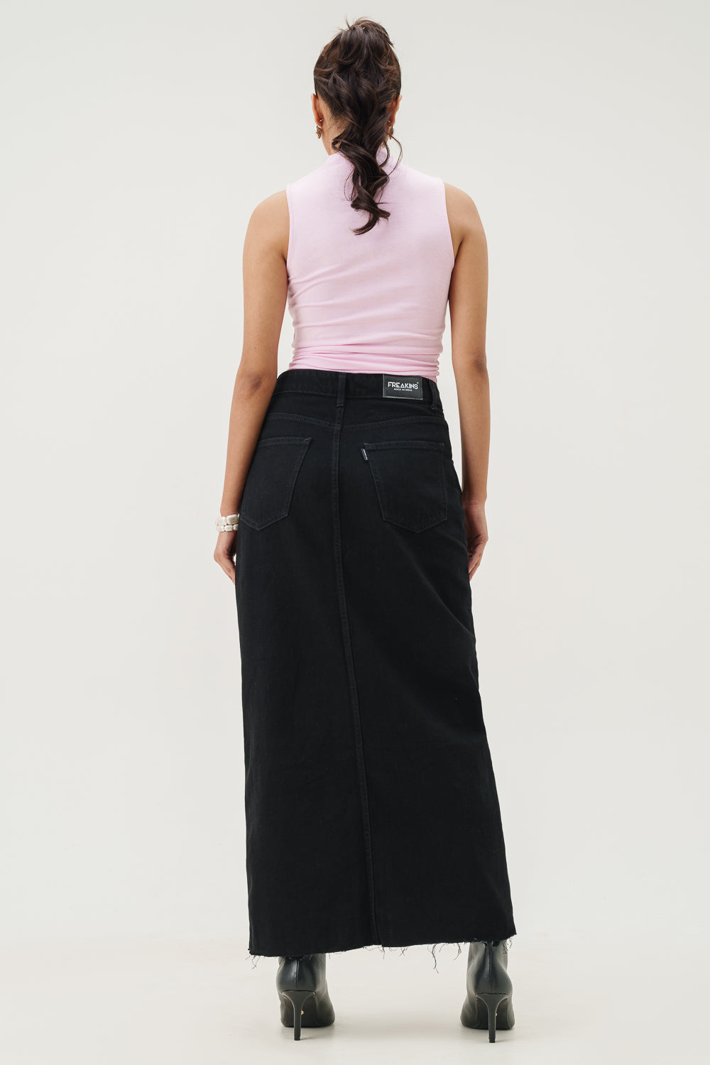 Wednesday Black Maxi Skirt