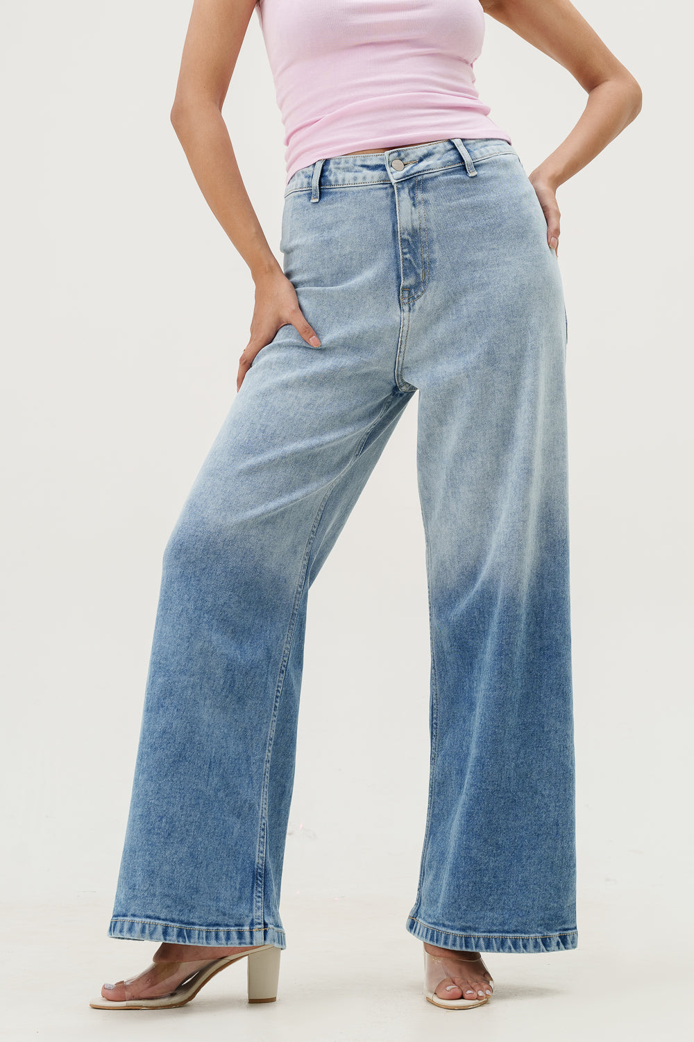 Celestial Shift Retro Flare Stretch Jeans