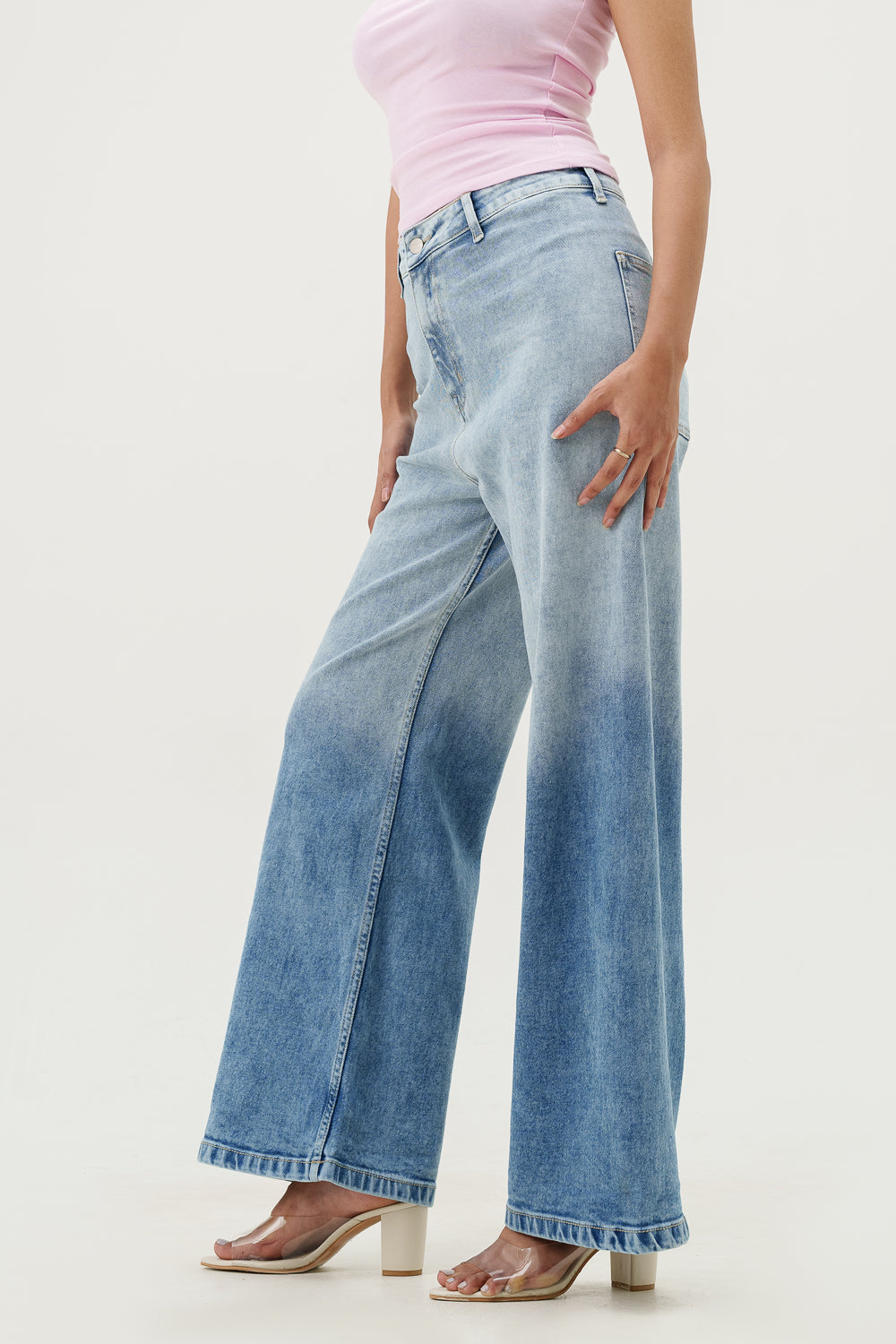 Celestial Shift Retro Flare Stretch Jeans