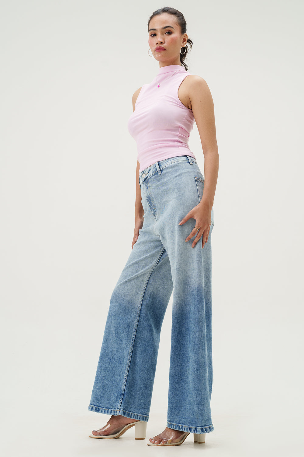 Celestial Shift Retro Flare Stretch Jeans