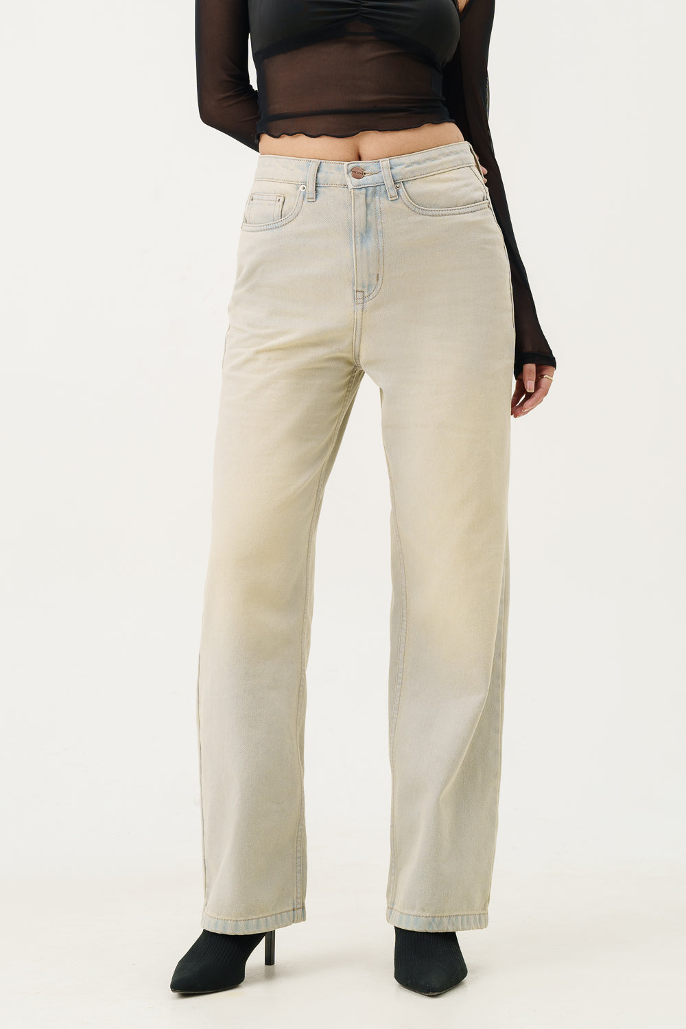 Timeworn Blue Straight Fit Jeans