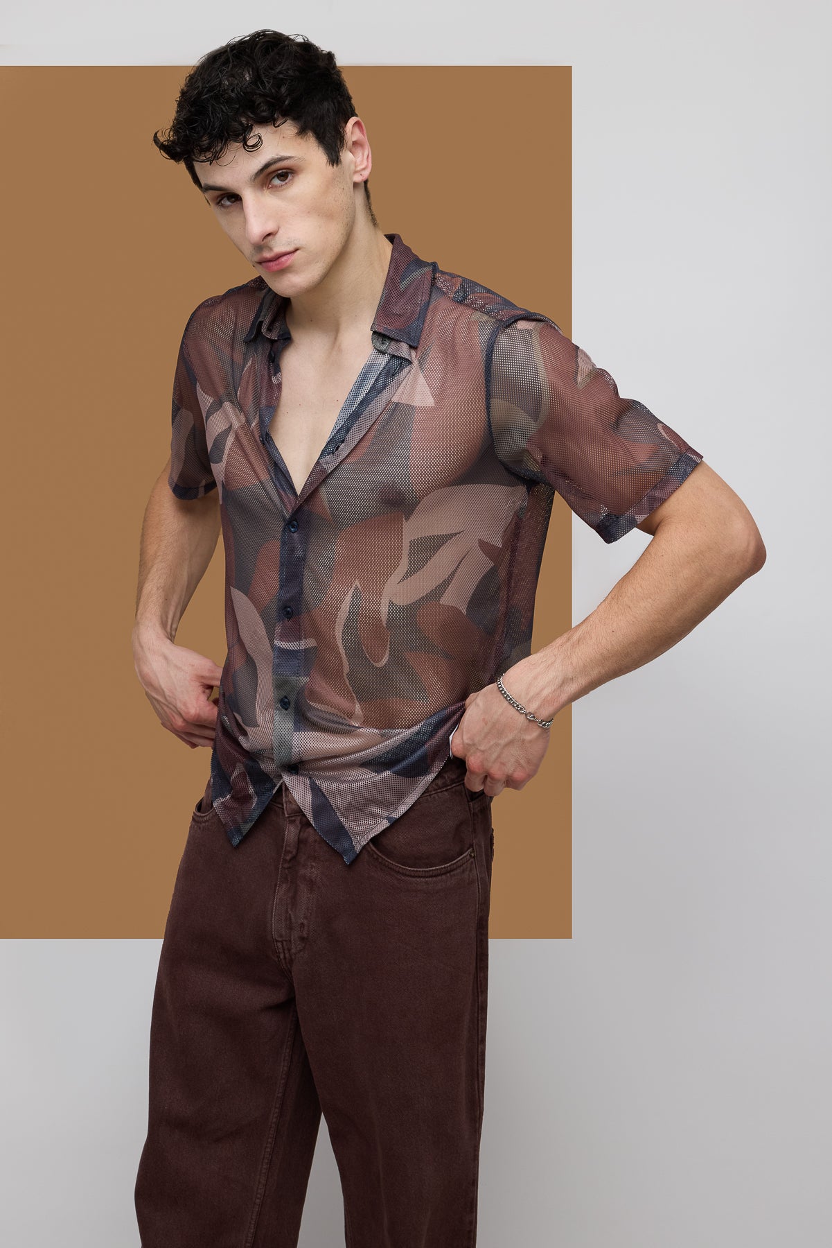 Camouflage Men's Mesh Shirt