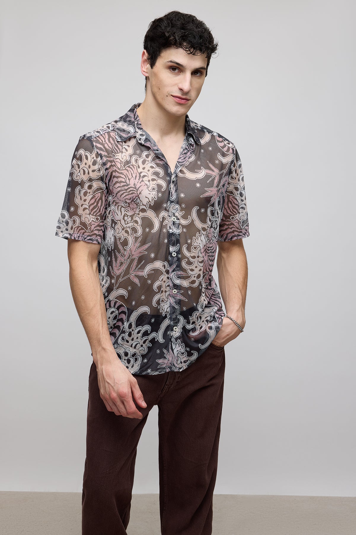 Tiger Men's Mesh Shirt