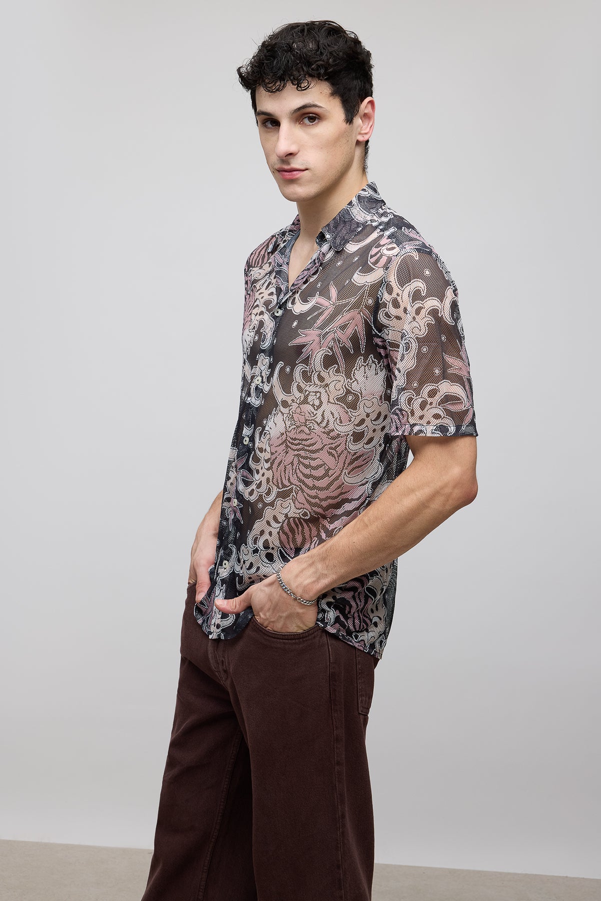 Tiger Men's Mesh Shirt