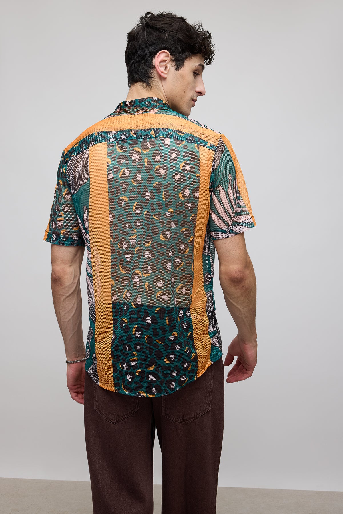 Tropical Men's Mesh Shirt